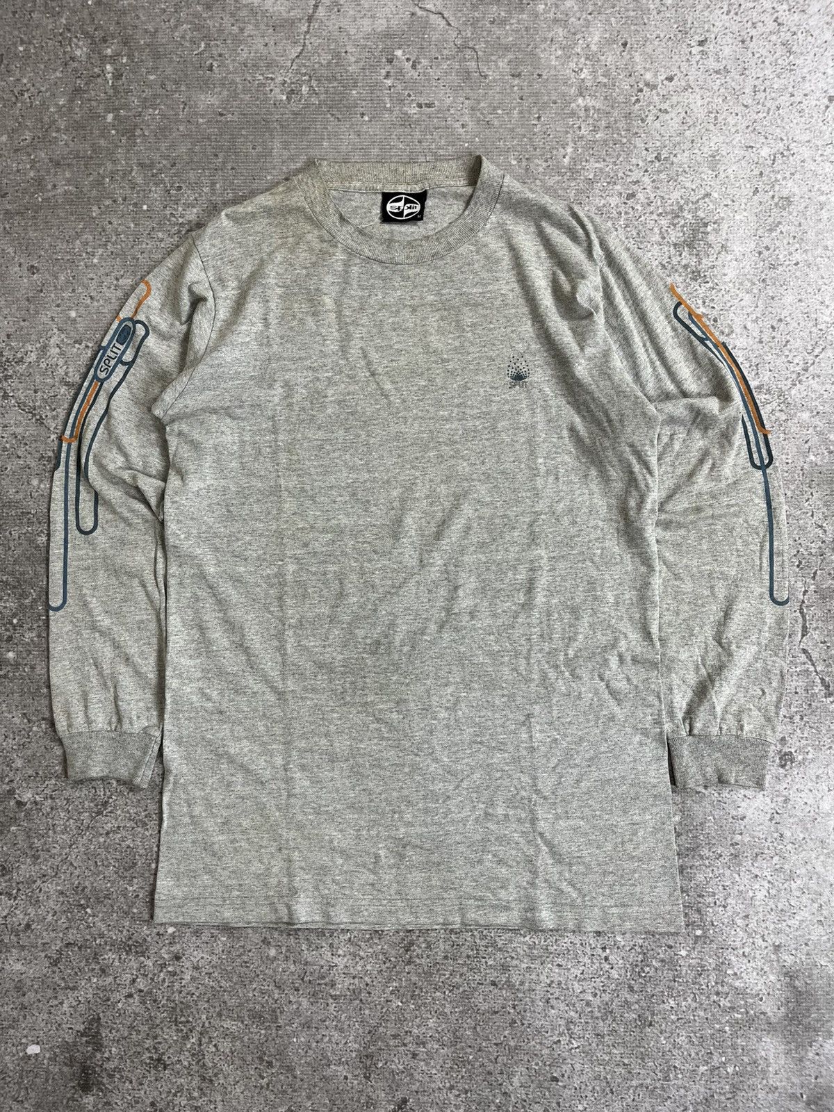 Split Vintage 90s Split Skateboard Longsleeve Size US M / EU 48-50 / 2 - 1 Thumbnail
