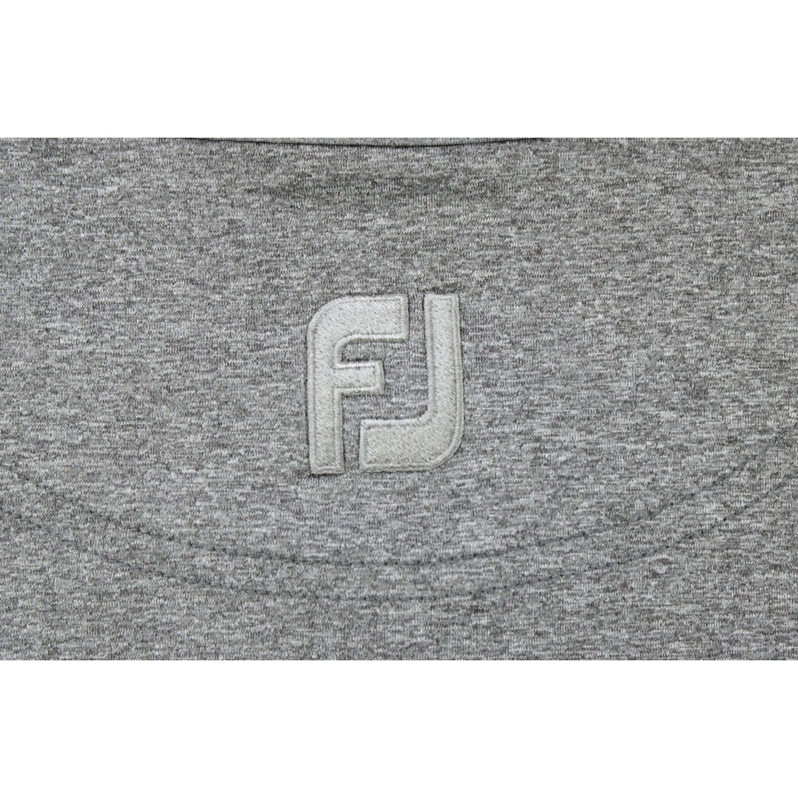 Footjoy FootJoy Performance Polo Shirt Mens M Gray Purple Trim Crown Golf FJ Preppy Polo Size US M / EU 48-50 / 2 - 6 Thumbnail