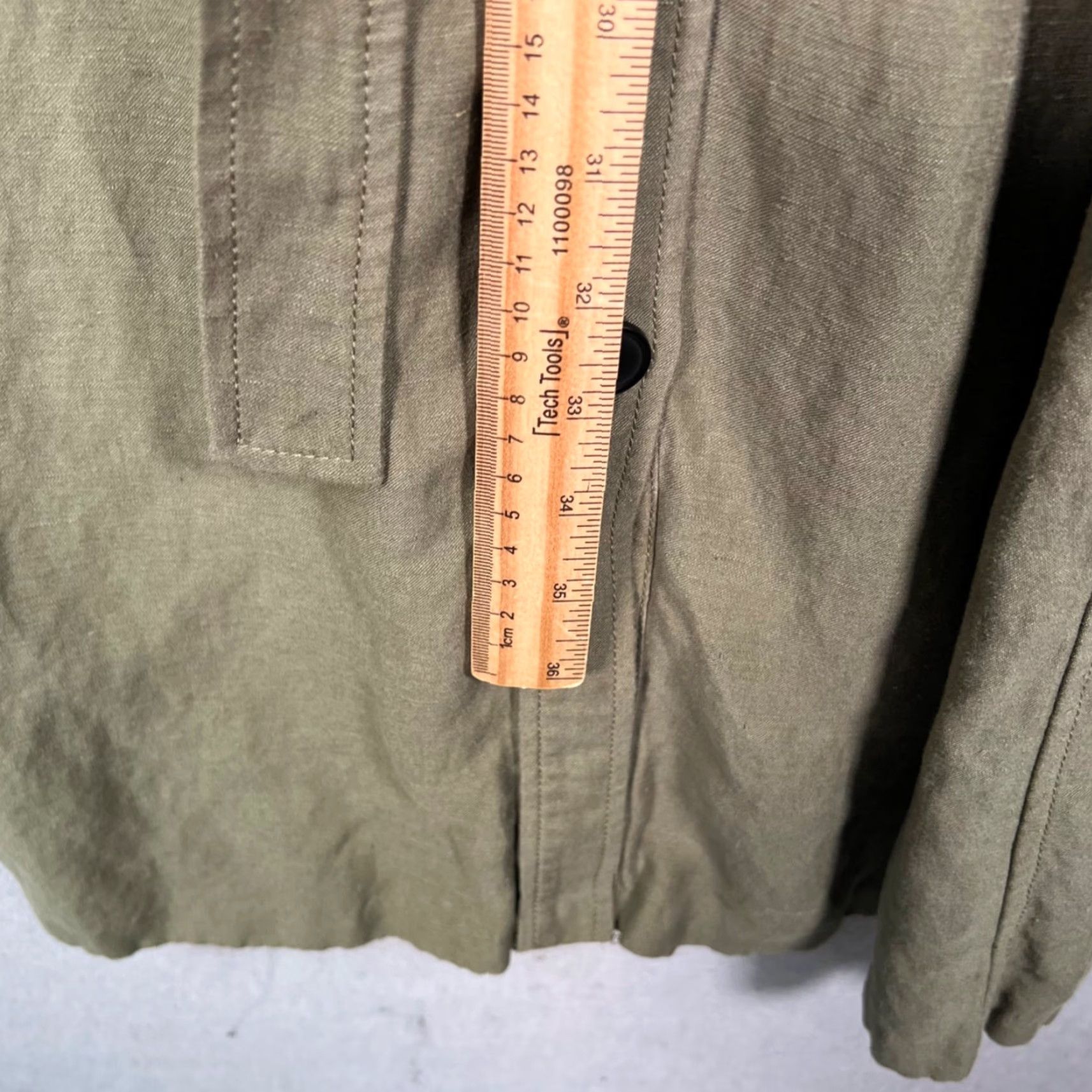 Ann Taylor Ann Taylor Womens Dress Shirt Olive Green Button-Front Utility Belted Waist Knee Length Long Sleeve Vintage No (adjust to original constraints) Size XS / US 0-2 / IT 36-38 - 6 Thumbnail
