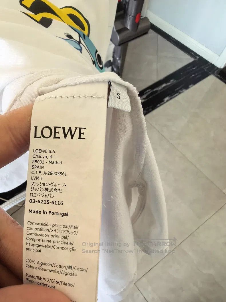 Loewe Loewe White cartoon seashell print short sleeve Size S / US 4 / IT 40 - 4 Thumbnail