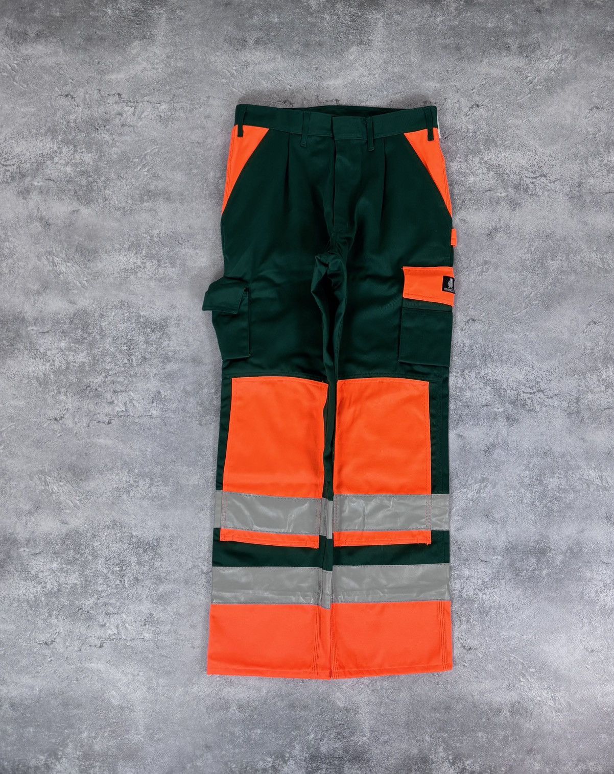 Other Mascot Men’s NWT Reflective Green/Orange Safety Cargo Pants Size US 32 / EU 48 - 1 Thumbnail