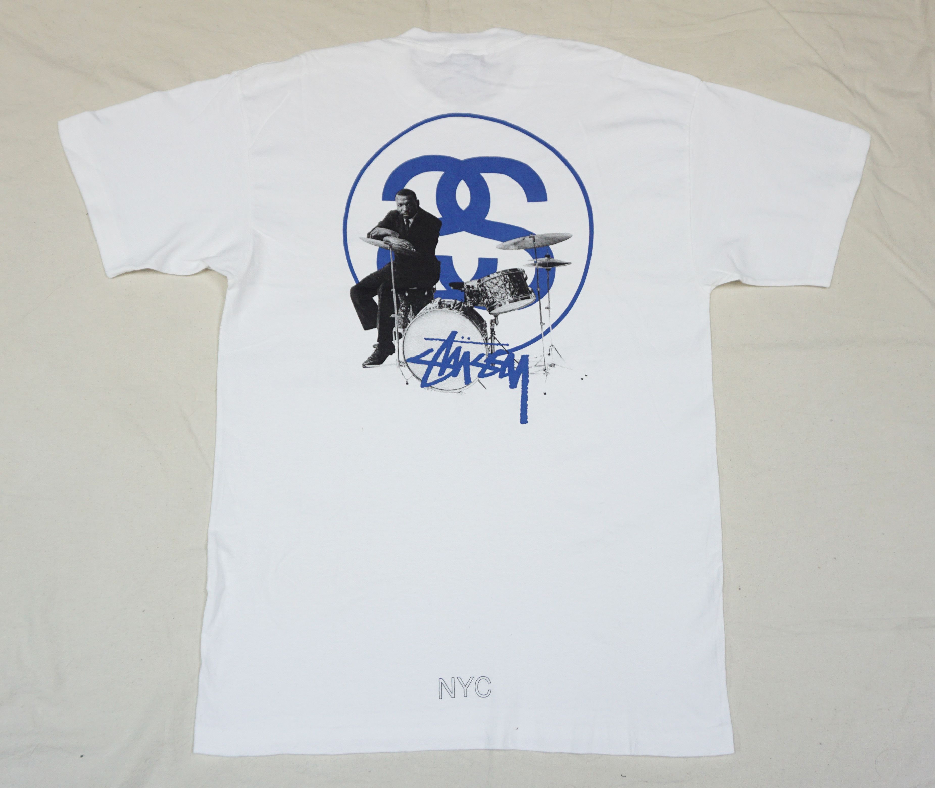 Designer × Stussy 90's Elvin Jones X Stussy Tribe T-Shirt, Made in USA Size US L / EU 52-54 / 3 - 3 Thumbnail