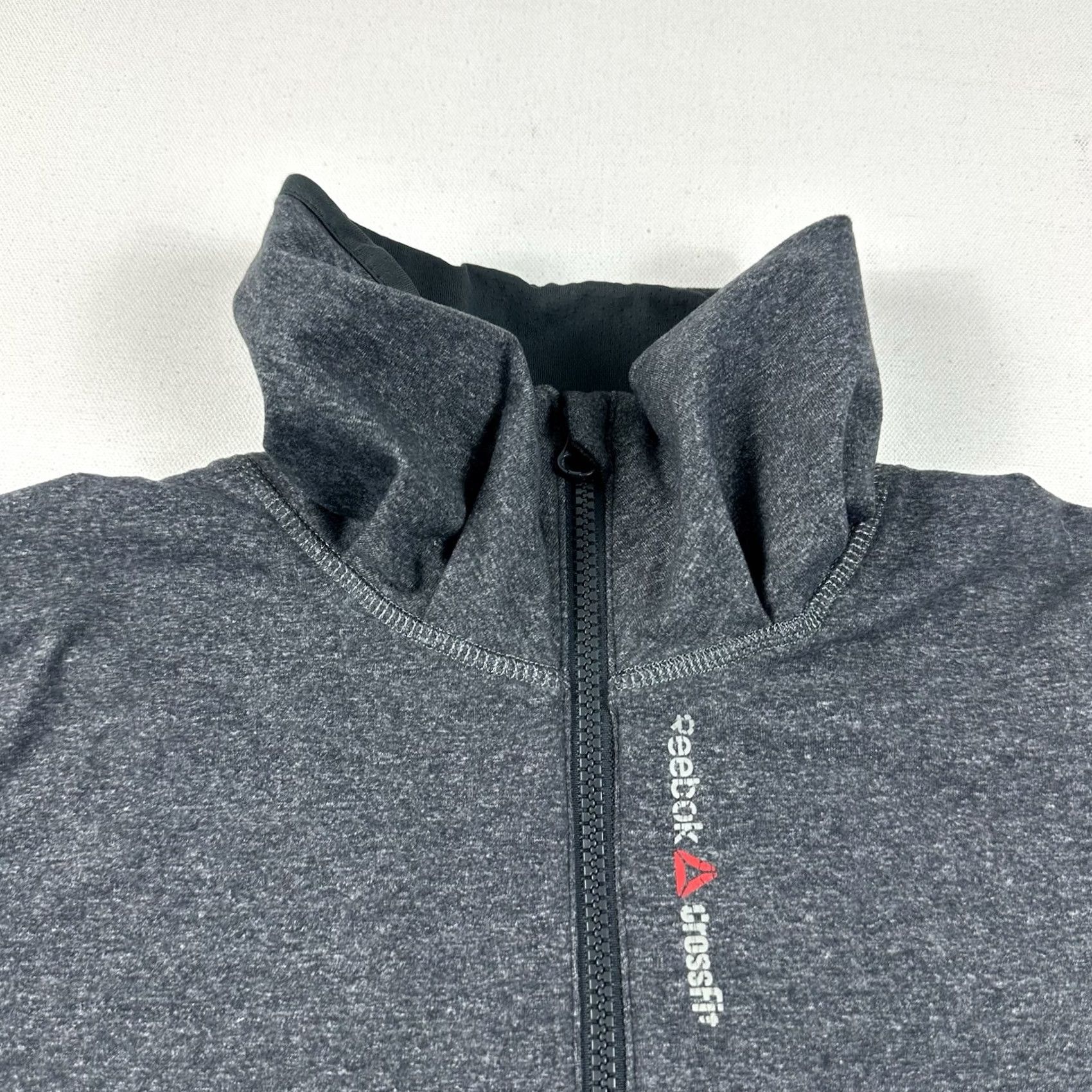Reebok Reebok CrossFit Sweatshirt 1/2 Zip Womens Medium Gray Training Activewear Gym Size M / US 6-8 / IT 42-44 - 5 Thumbnail
