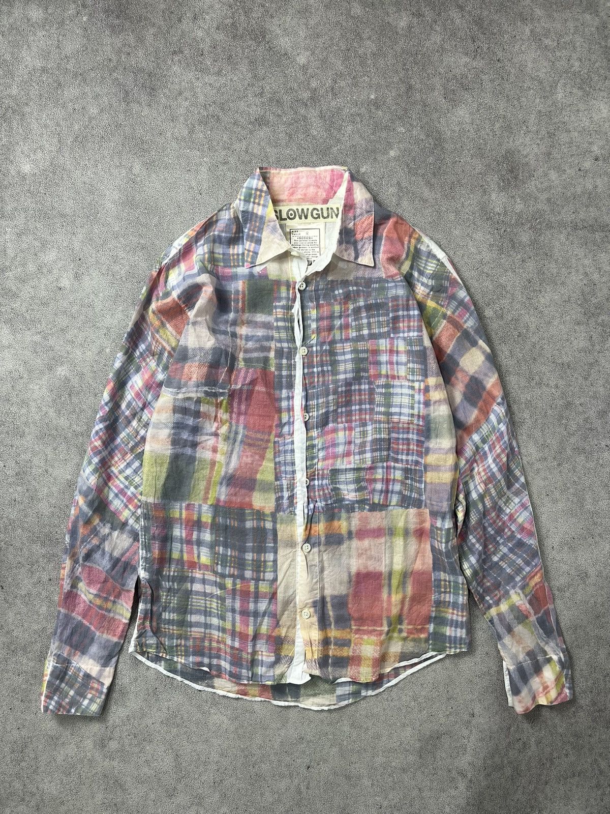 Japanese Brand Slow gun patchwork pattern button up shirt Size US M / EU 48-50 / 2 - 1 Thumbnail