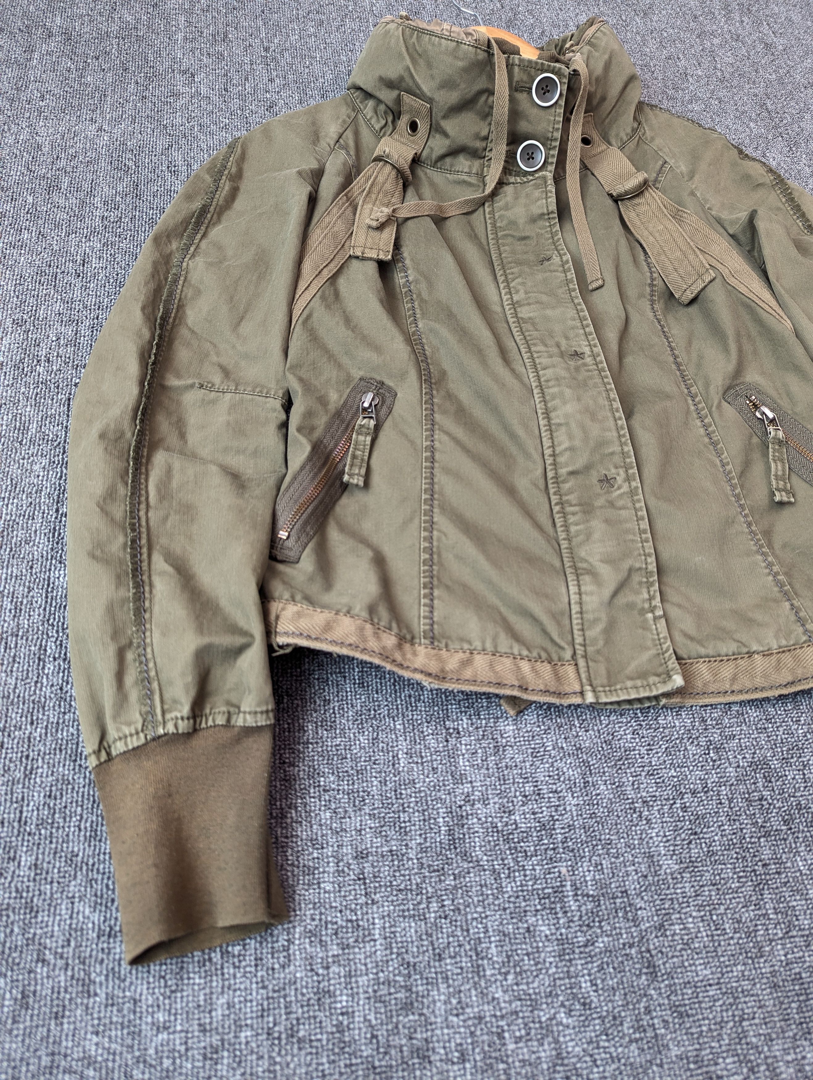 Marithe + Francois Girbaud Marithe Francois Girbaud Tactical Military Hooded Jacket Size M / US 6-8 / IT 42-44 - 5 Thumbnail