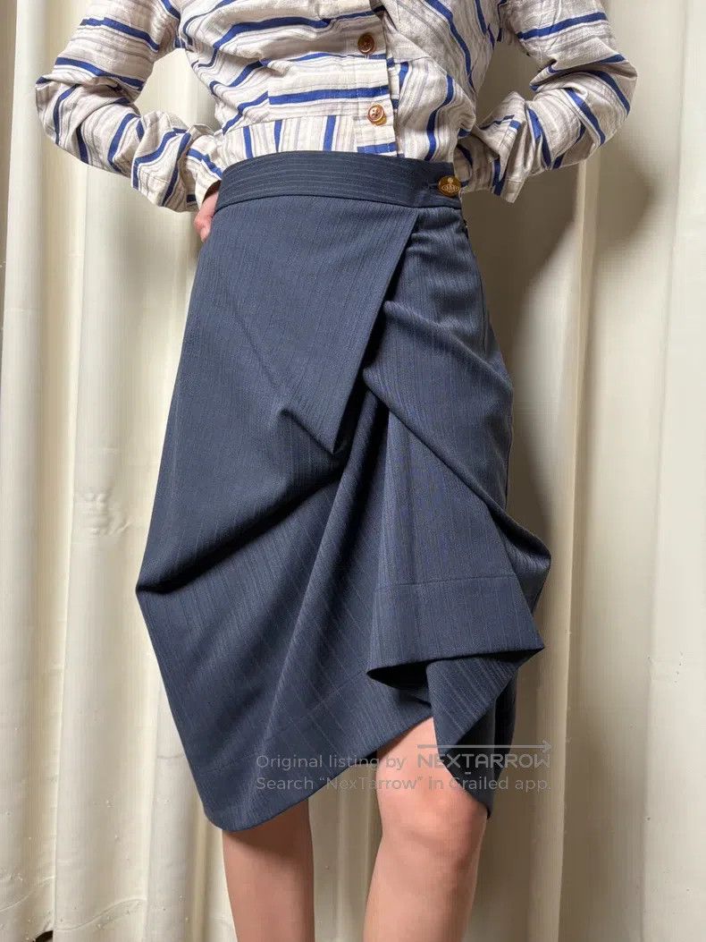 Vivienne Westwood Striped morphing witch skirt