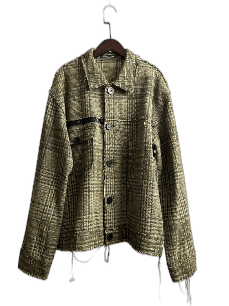 Undercover plaid green jacket by Undercover Size US L / EU 52-54 / 3 - 1 Thumbnail