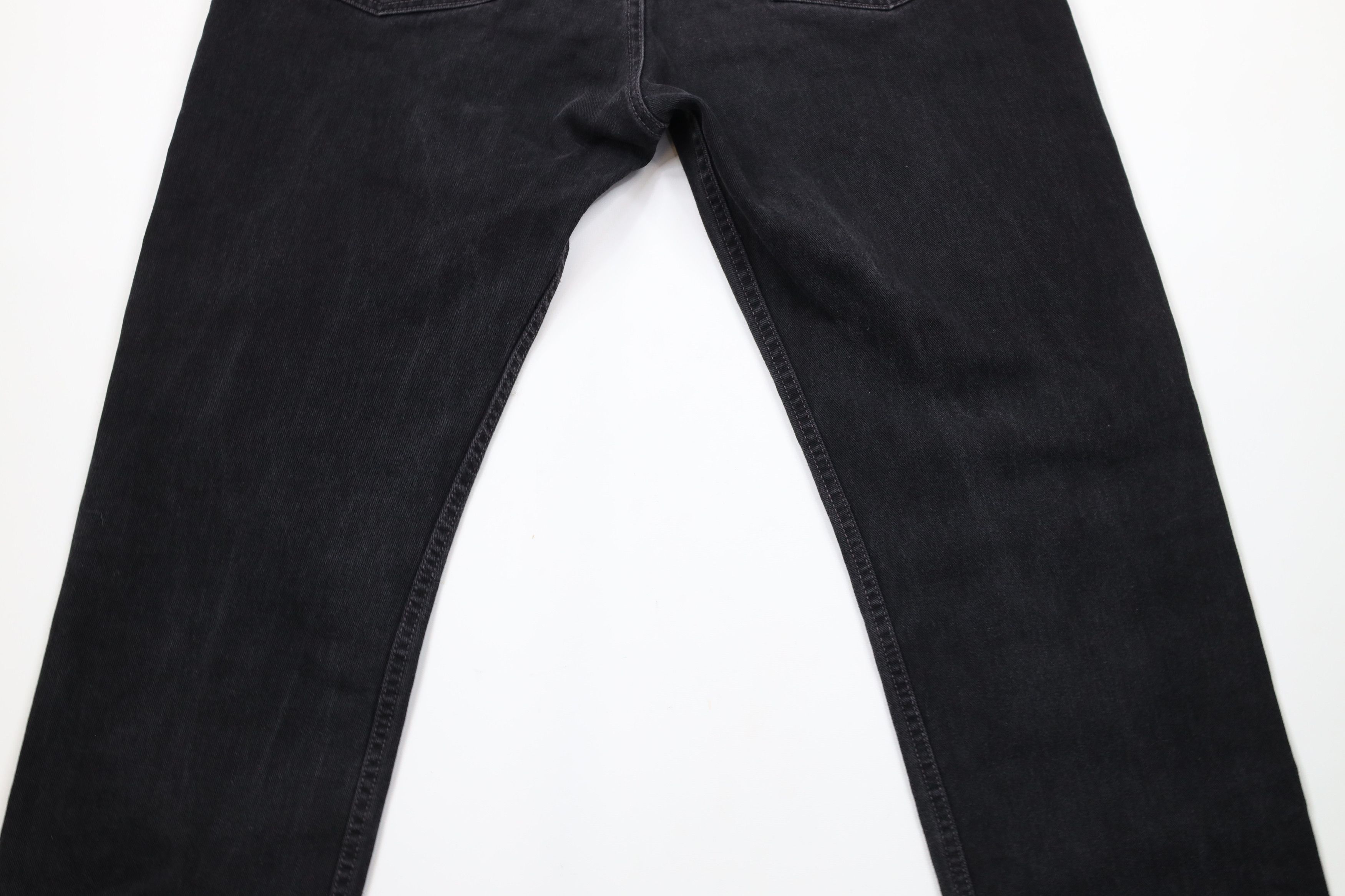 Levi's Vintage Y2K 2000 Levis 505 Regular Fit Denim Jeans Black USA Size US 36 / EU 52 - 11 Thumbnail