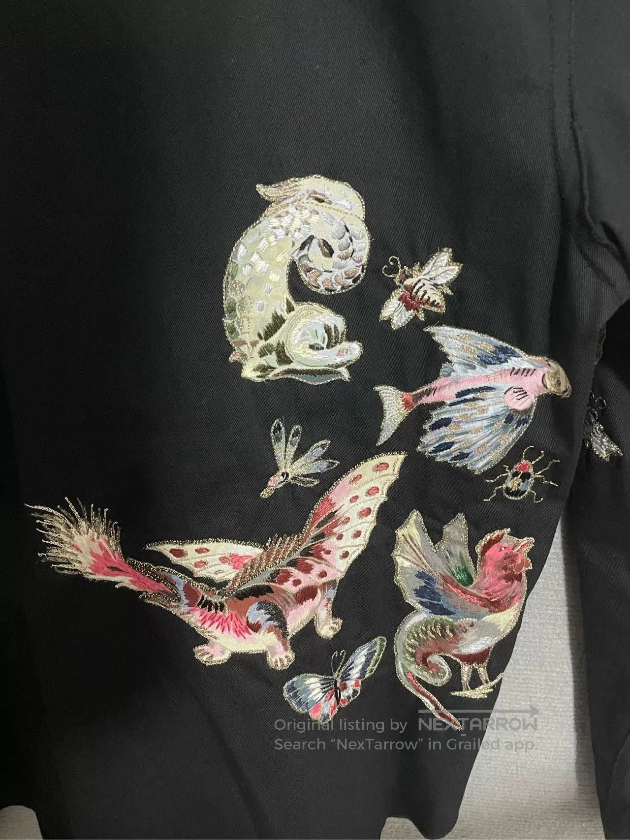 Valentino Valentino Embroidered Shirt Jacket. Size US L / EU 52-54 / 3 - 6 Thumbnail