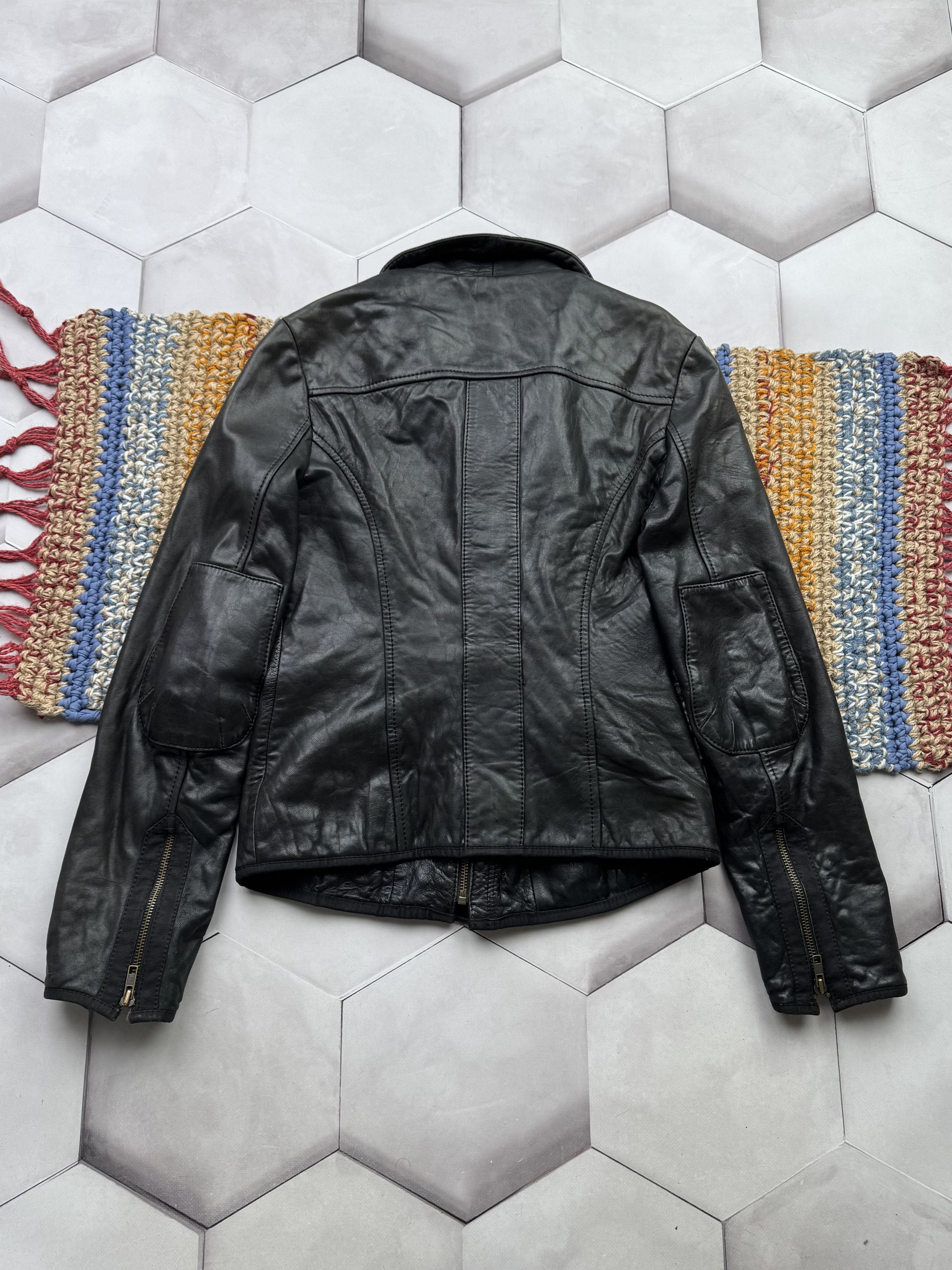 Vintage Vintage Cropped Leather Jacket Size S / US 4 / IT 40 - 11 Thumbnail