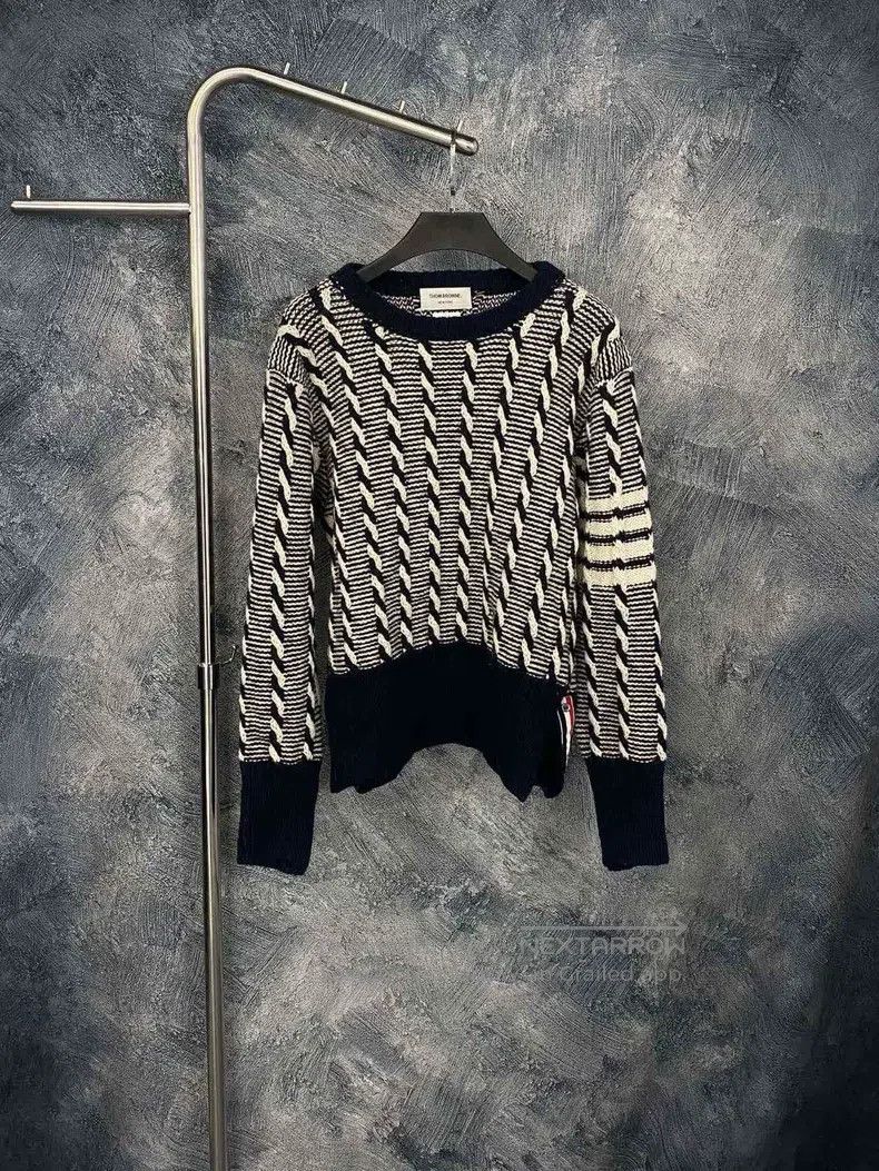 Thom Browne Thom Browne 3D Knit Sweater Size US XL / EU 56 / 4 - 1 Thumbnail
