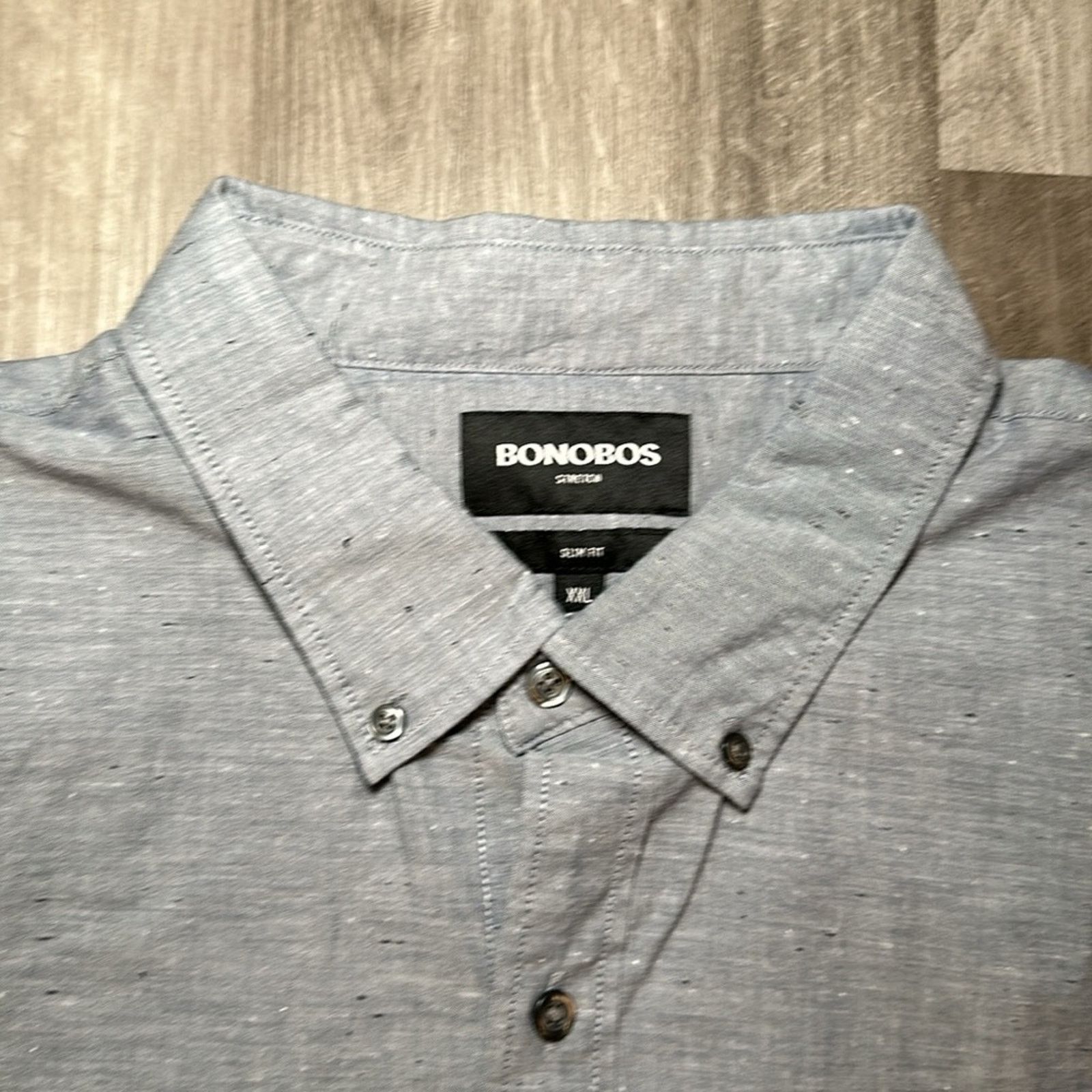 Bonobos Bonobos Stretch Slim Fit Long Sleeve (NWOT) - 2XL Size US XXL / EU 58 / 5 - 6 Thumbnail