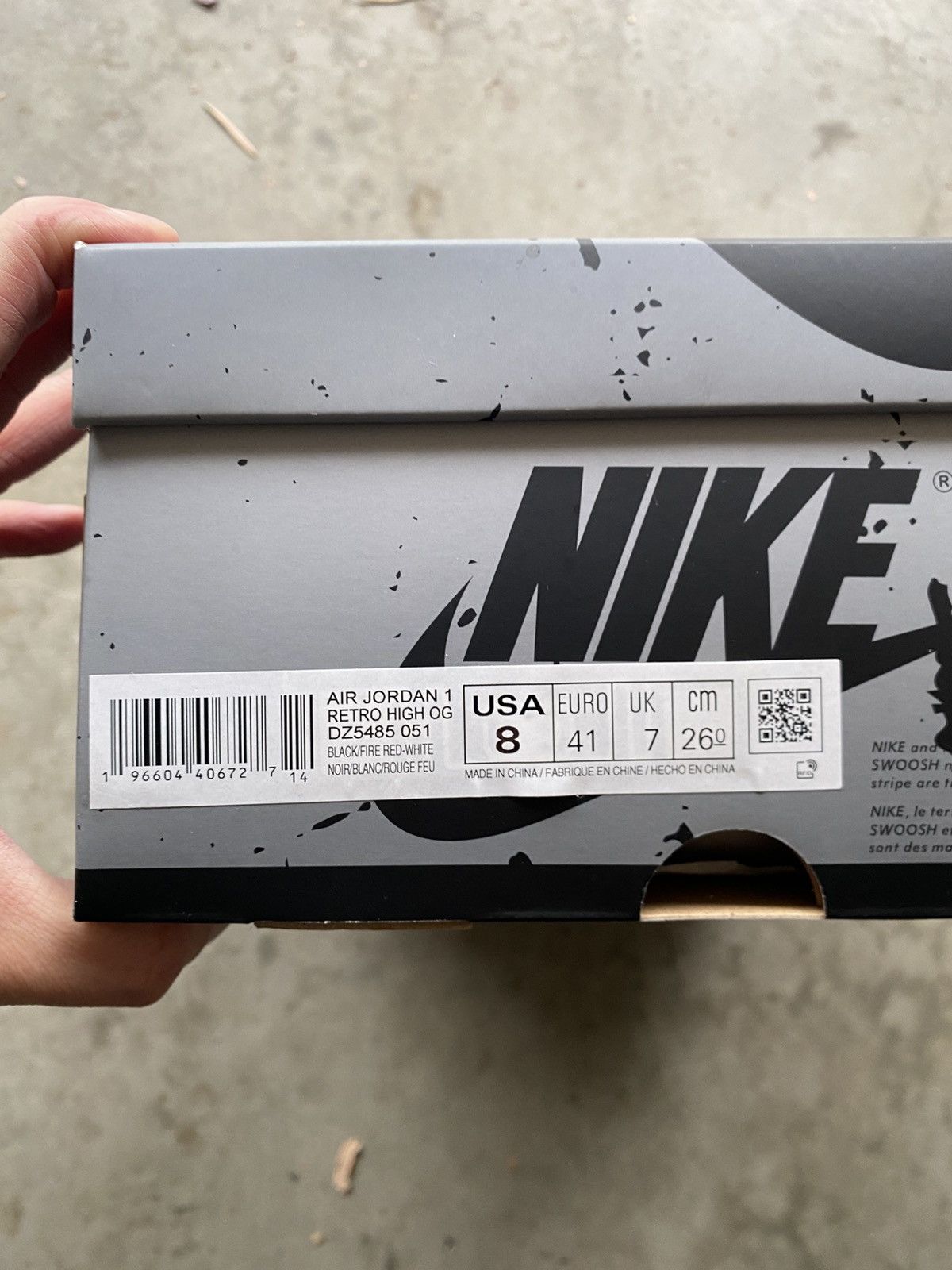 Jordan Brand Jordan 1 High Washed Black Size US 8 / EU 41 - 2 Thumbnail