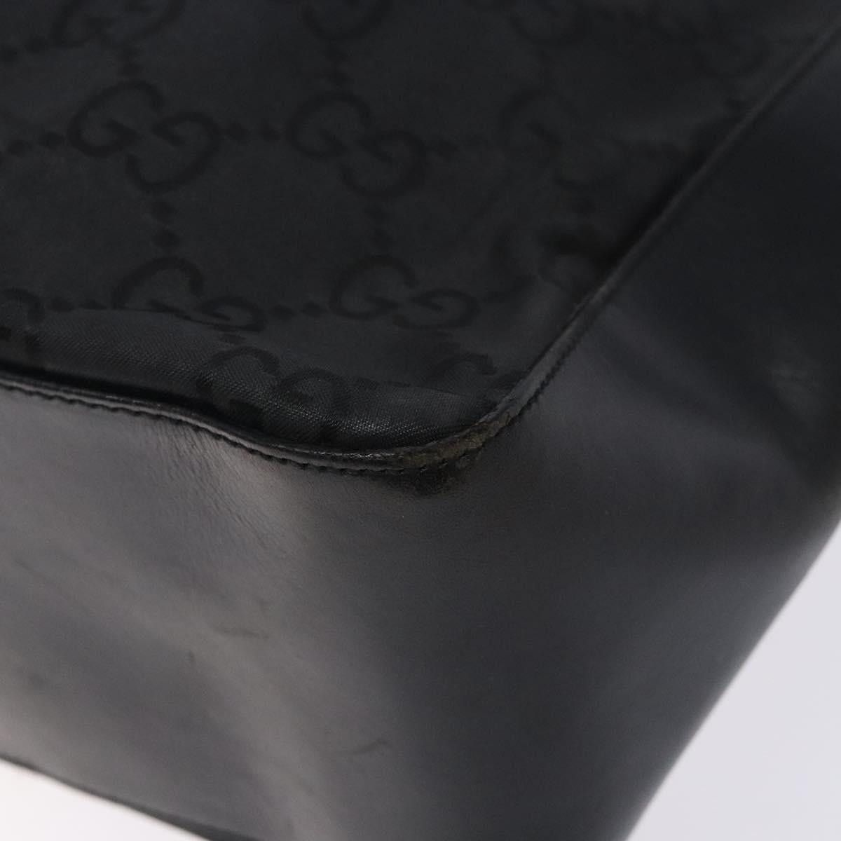 Gucci GUCCI GG Canvas Shoulder Bag Nylon Black Silver 001 001 Size ONE SIZE - 10 Thumbnail
