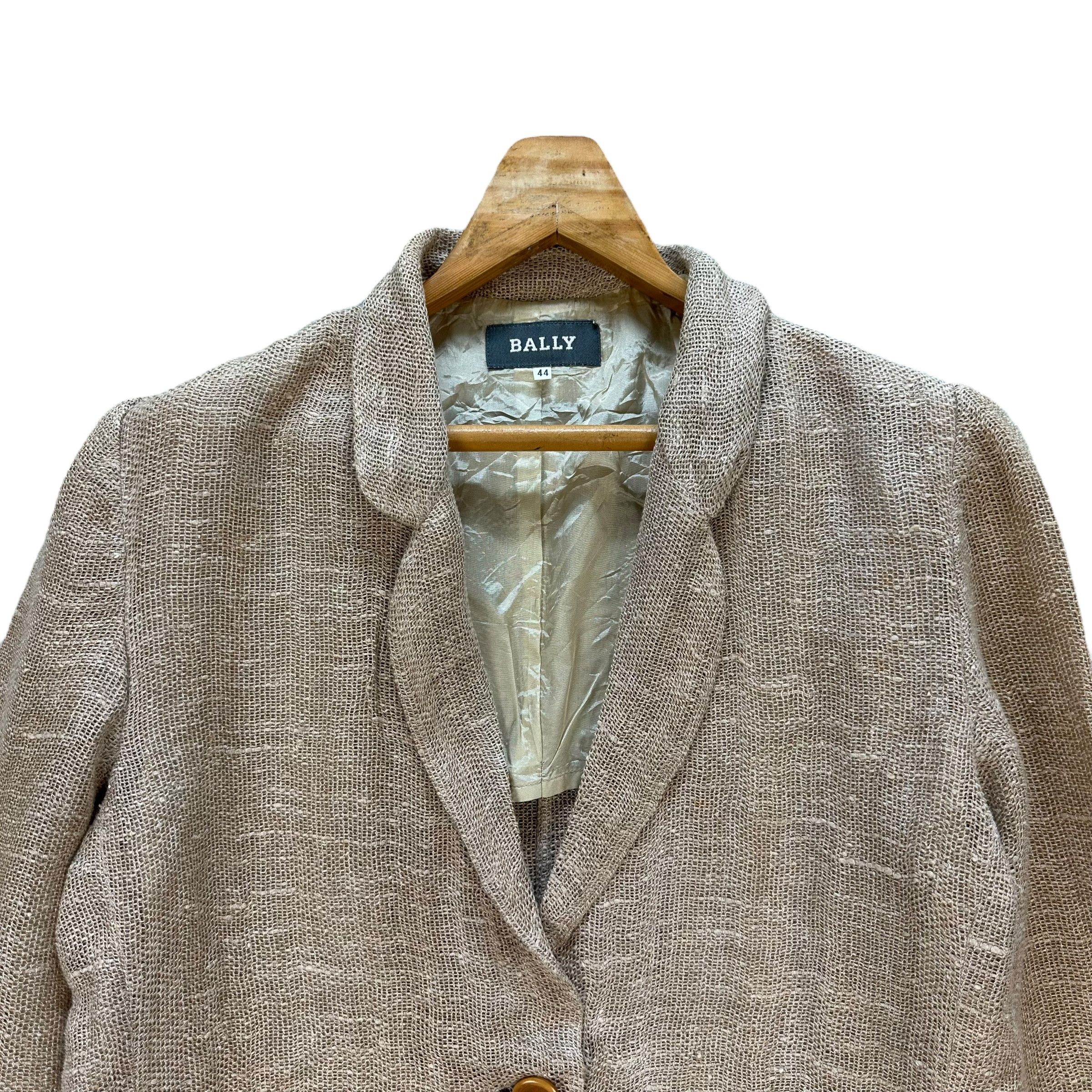 Bally BALLY Italy Mesh Fish Net Blazers Casual Jacket #A43-0979 Size M / US 6-8 / IT 42-44 - 2 Thumbnail