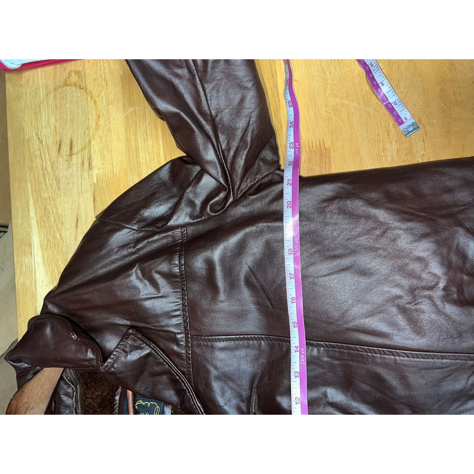 Vintage Vintage Brown Leather Jacket Button Up Outerwear Coat VTG L Size US L / EU 52-54 / 3 - 12 Thumbnail