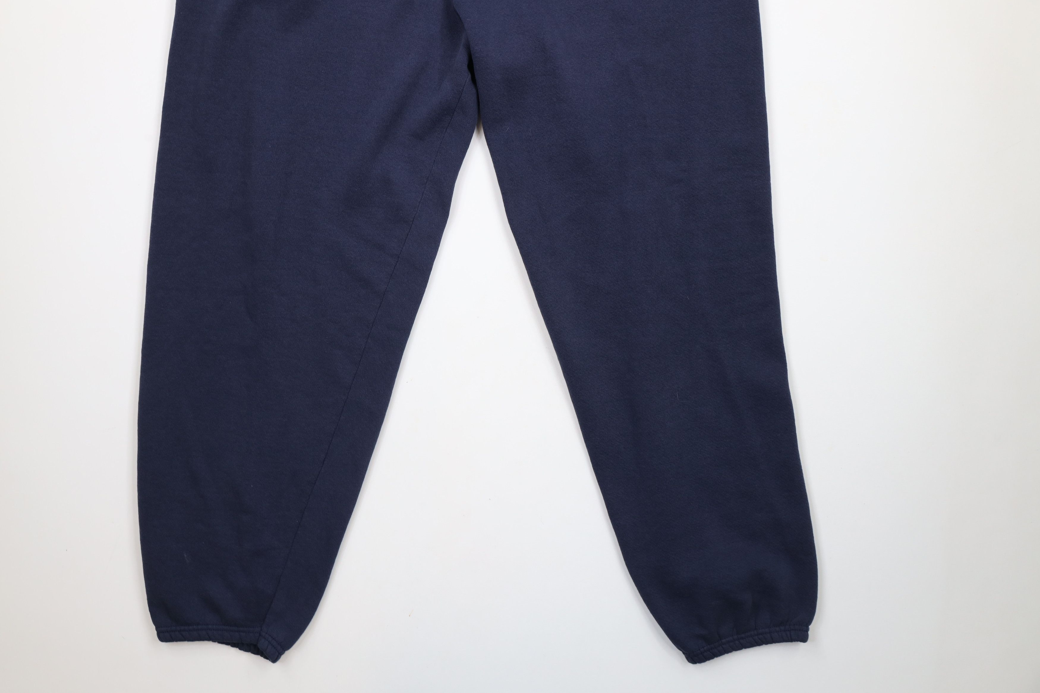 Vintage Vintage 90s USA Olympics Blank Sweatpants Joggers Blue USA Size US 36 / EU 52 - 11 Thumbnail