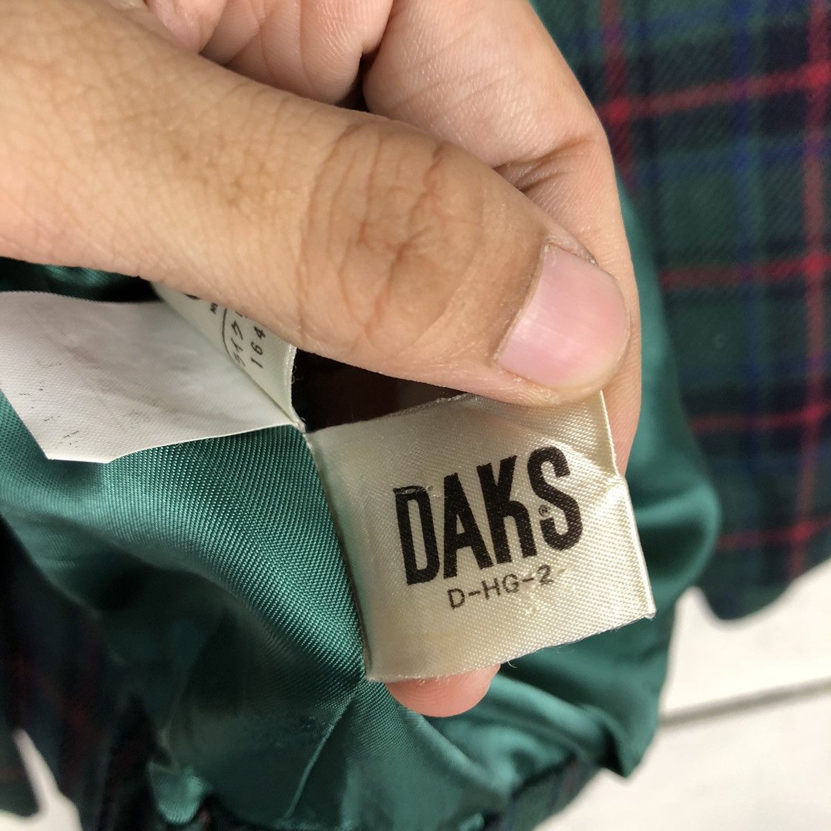 Japanese Brand 🔥Double Breast Wool Bomber Jacket Daks London Tartan Design Size US L / EU 52-54 / 3 - 22 Thumbnail