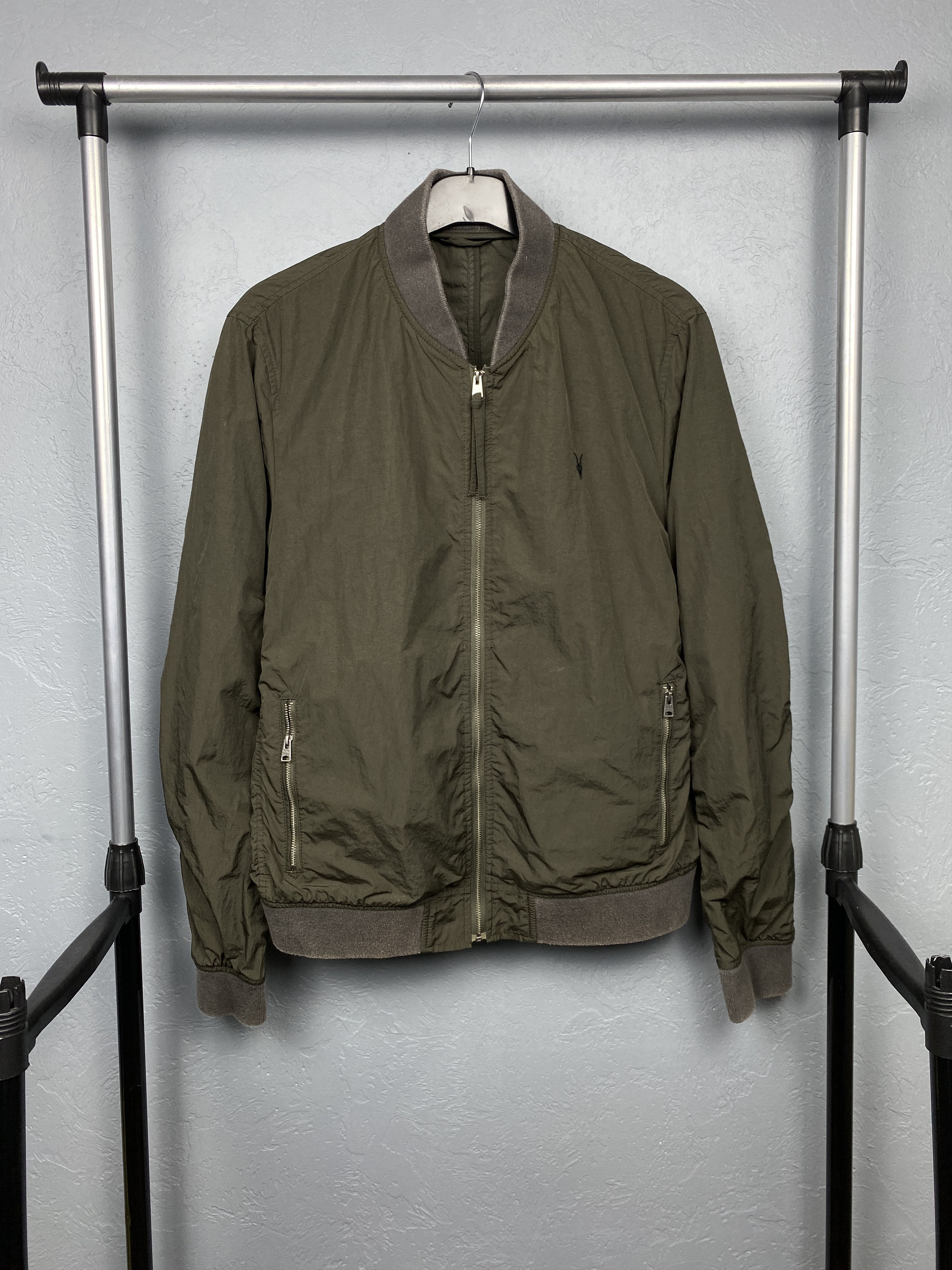 Allsaints Allsaints Vintage Mens Fleet Nylon Bomber Jacket Y2K Grailed