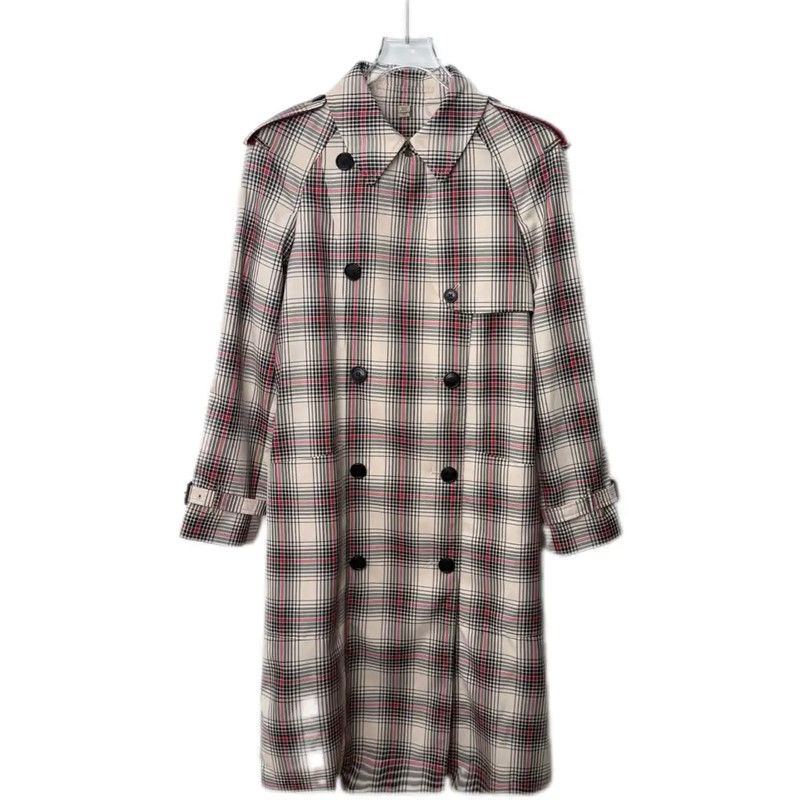 Burberry Burberry M Size Color-Block Cotton Blend Trench Coat Size M / US 6-8 / IT 42-44 - 1 Thumbnail