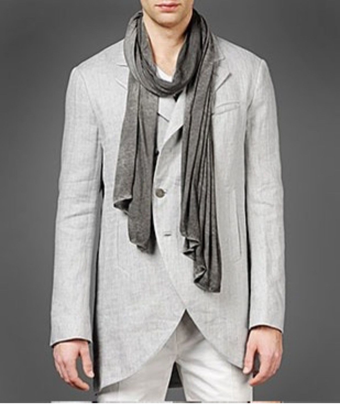 John Varvatos Linen Cutaway Coat. 48 Size US M / EU 48-50 / 2 - 1 Thumbnail