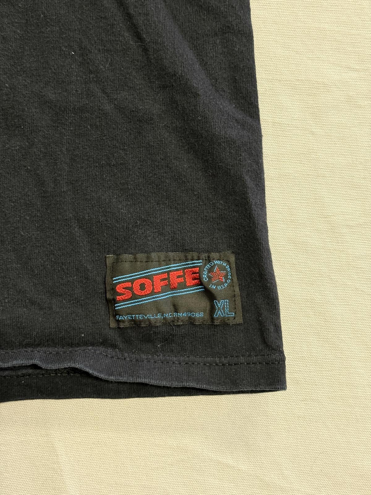 Soffe Faded Soffe's Choice T-shirt Blank Heavy Black Tee USA 90s Size US XL / EU 56 / 4 - 3 Thumbnail