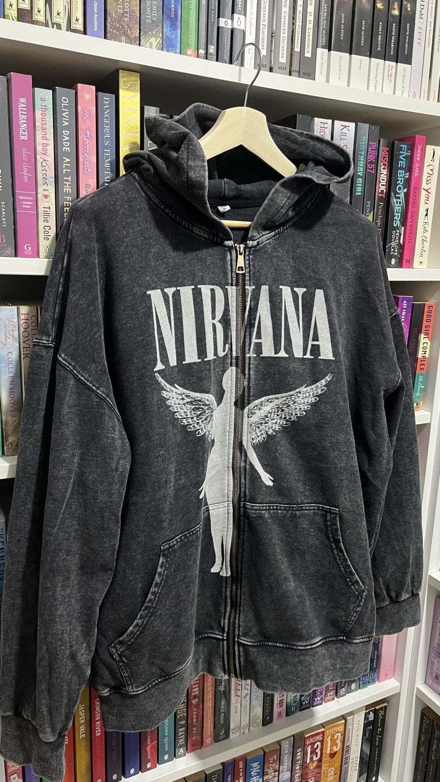 Nirvana Nirvana In Utero 1993 Tour Zipper Hoodie Size US XL / EU 56 / 4 - 3 Thumbnail