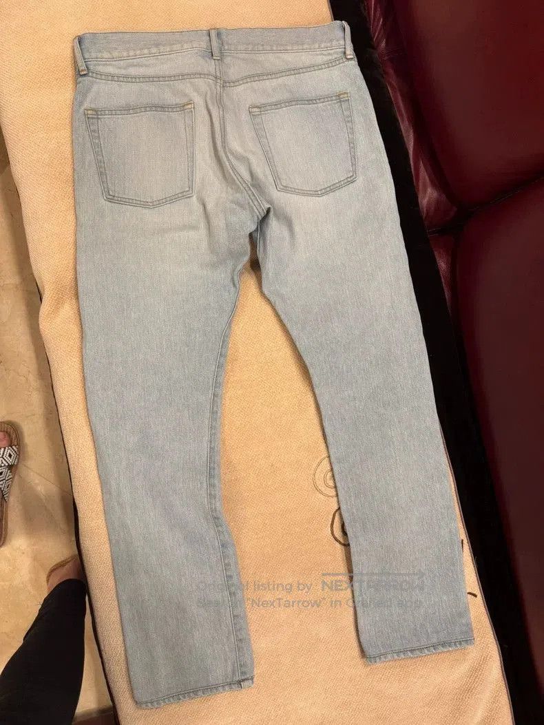 Saint Laurent Paris YSL Slim Fit Low Waist Jeans. Size US 29 - 4 Thumbnail