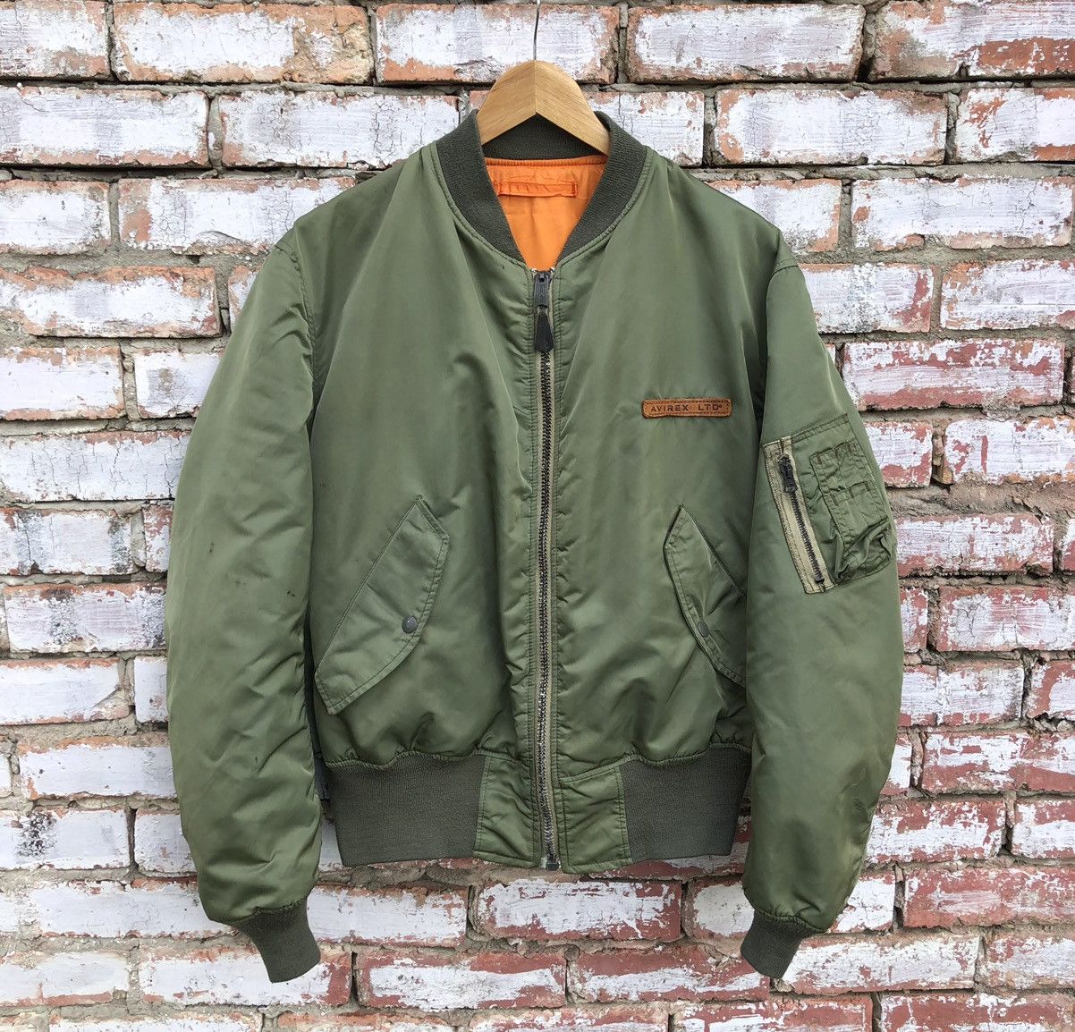 Avirex VTG AVIREX Flyer’s Man Intermediate Ma-1(USAF) Bomber Jacket Size US M / EU 48-50 / 2 - 2 Thumbnail