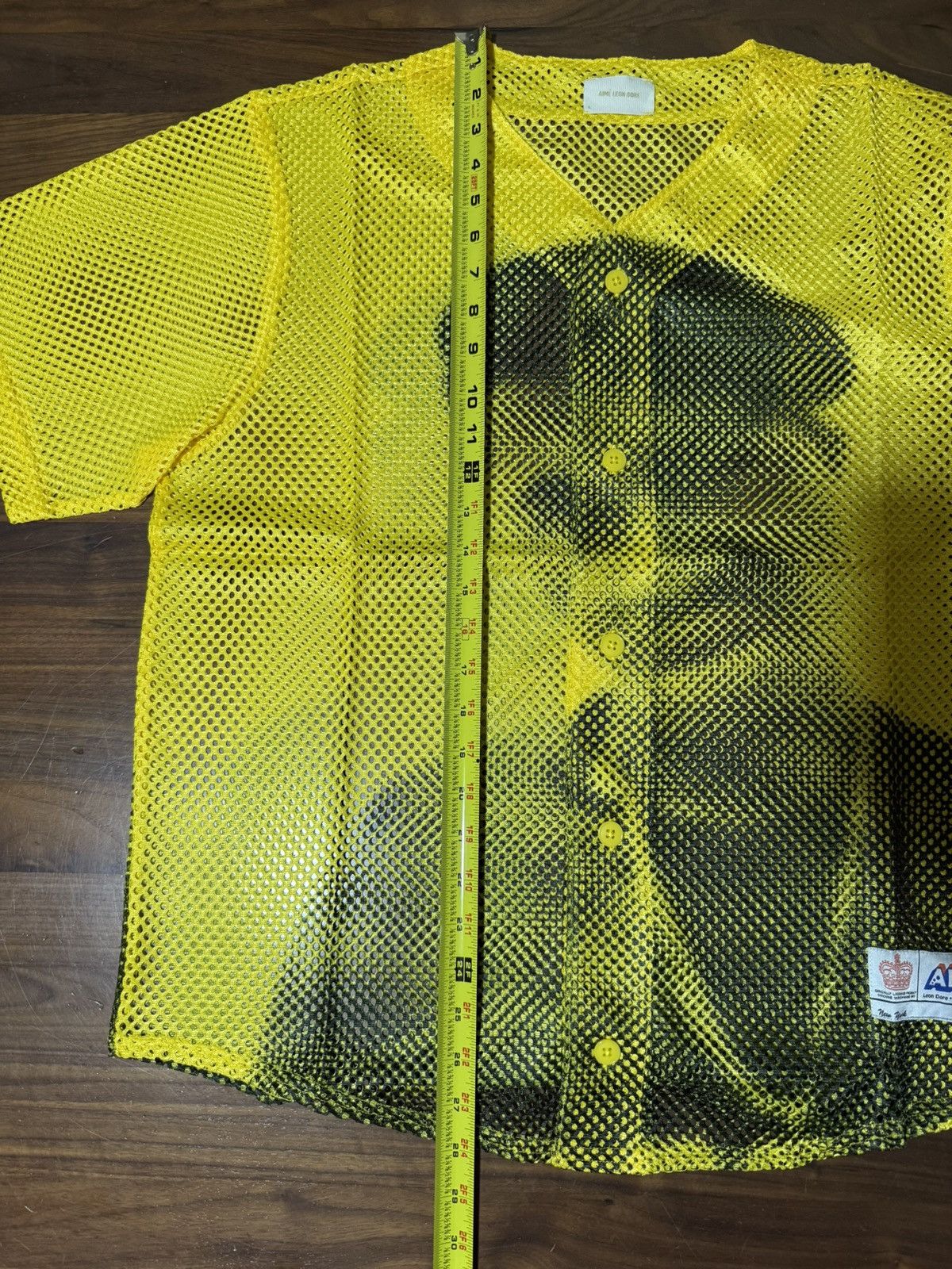 Aime Leon Dore The Genesis Mesh Baseball Jersey Dandelion Yellow Nas Large Size US L / EU 52-54 / 3 - 5 Thumbnail