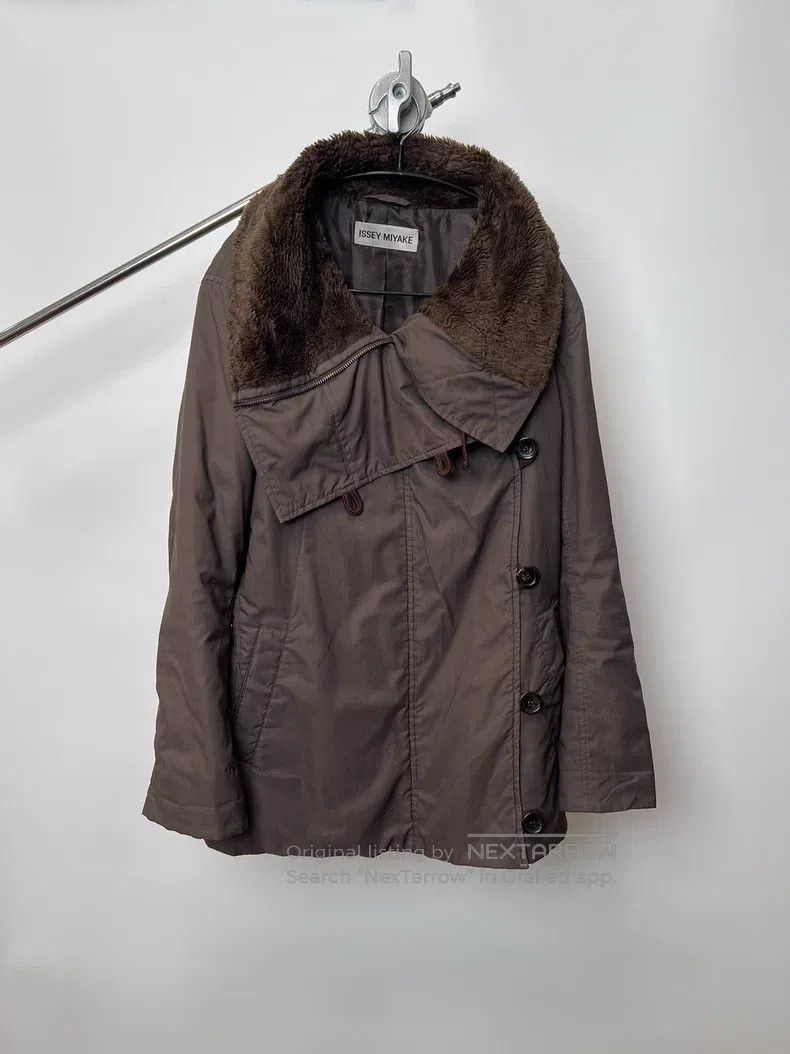 Issey Miyake Issey Miyake Maillard wool collar stand-up collar buttoned Size US M / EU 48-50 / 2 - 1 Thumbnail
