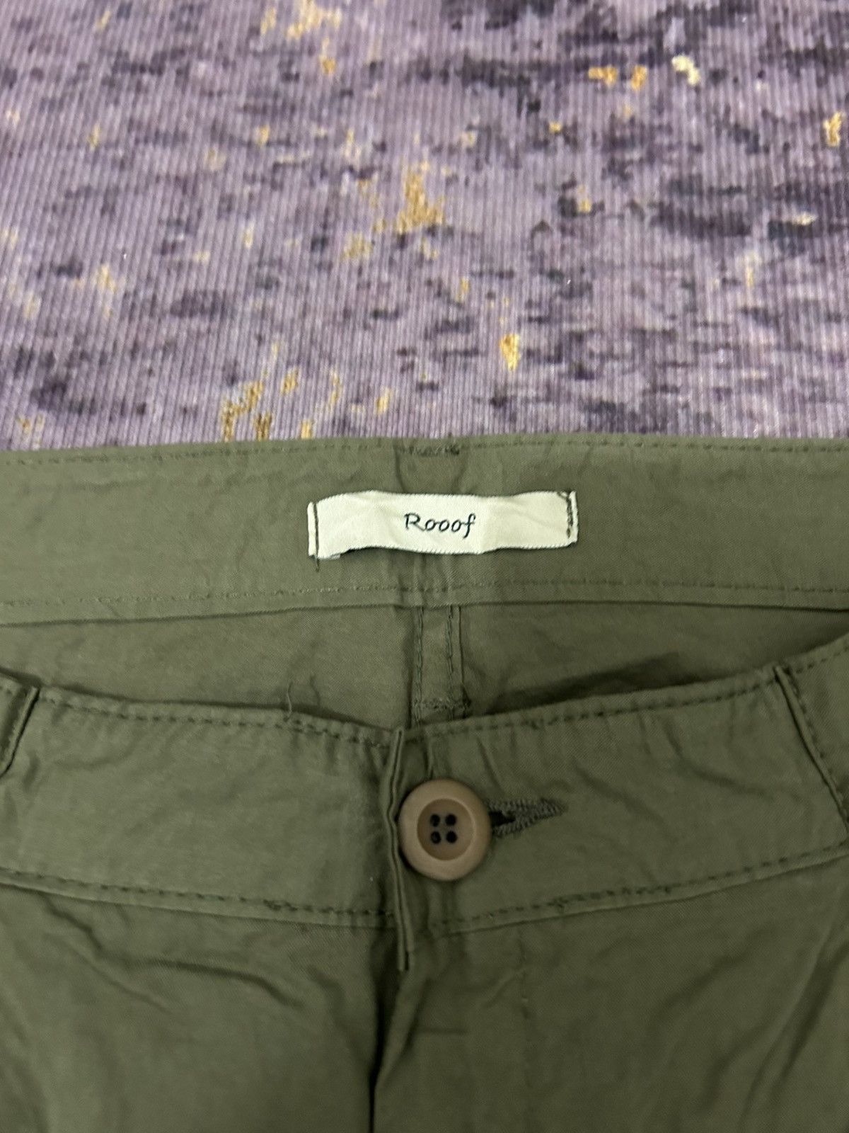 Japanese Brand Rooof Baggy Wide Leg Pants Size US 31 - 8 Thumbnail