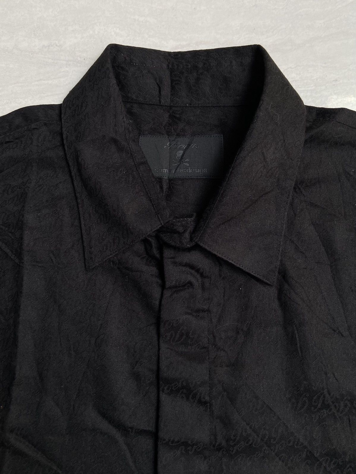 Mastermind Japan SEMANTIC DESIGN Black Shirt Size US S / EU 44-46 / 1 - 11 Thumbnail
