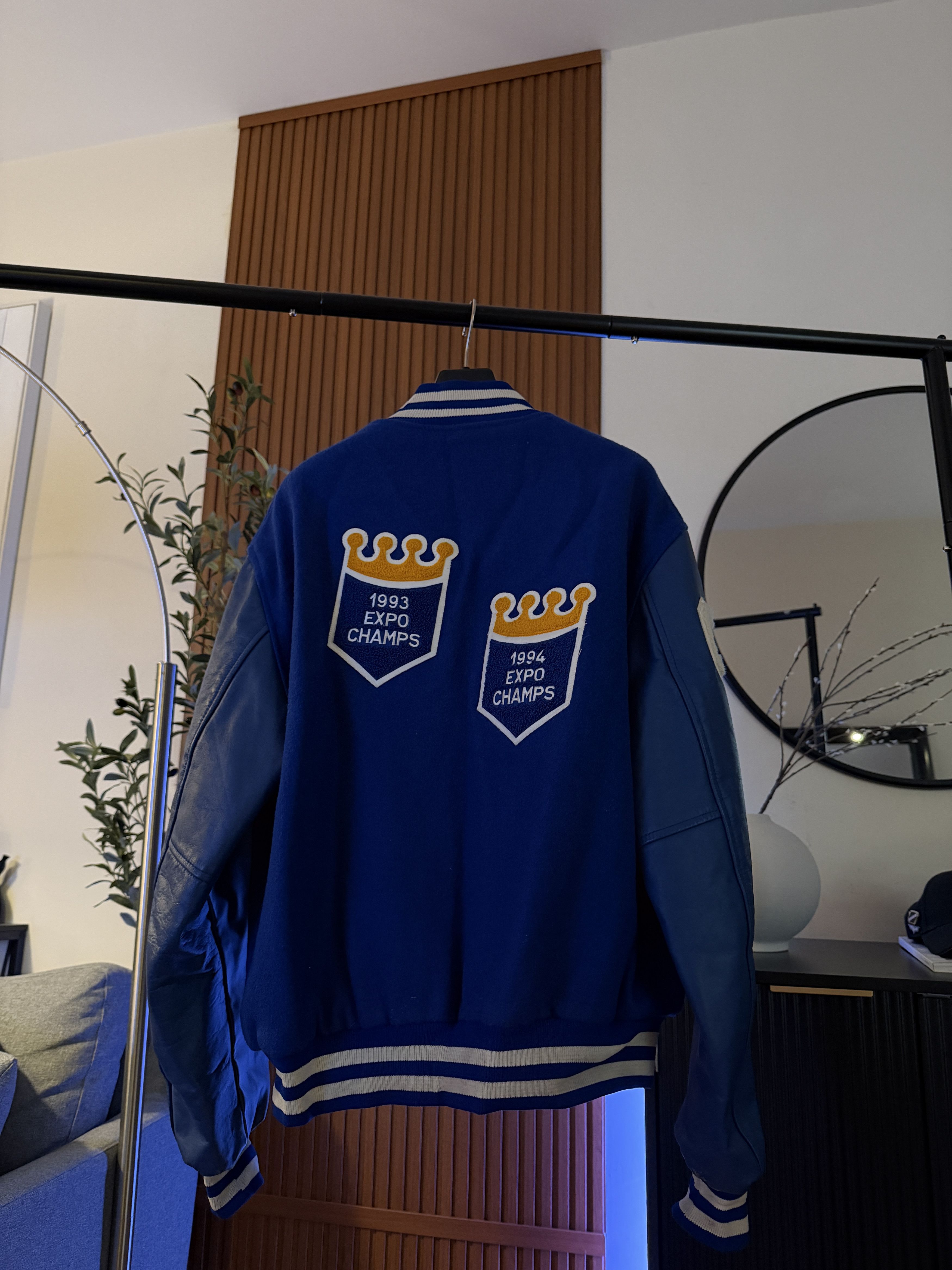 Other Blue Vintage Leather Varsity Jacket Royals Size US XL / EU 56 / 4 - 8 Thumbnail