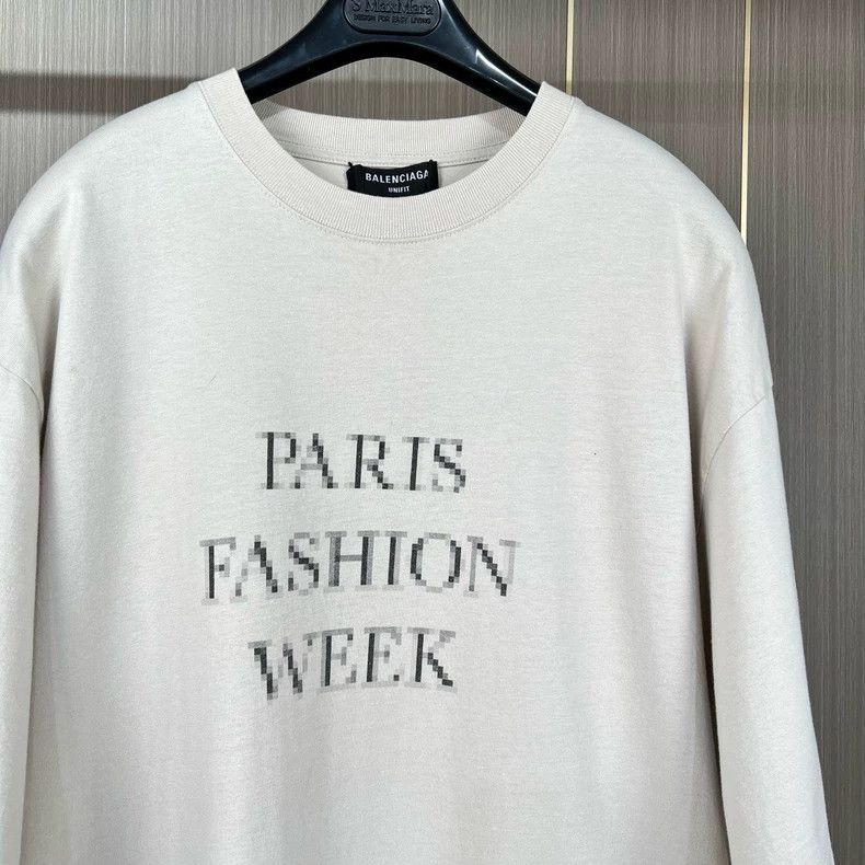 Balenciaga Balenciaga Blurred letter print short sleeves Size US XXS / EU 40 - 3 Thumbnail
