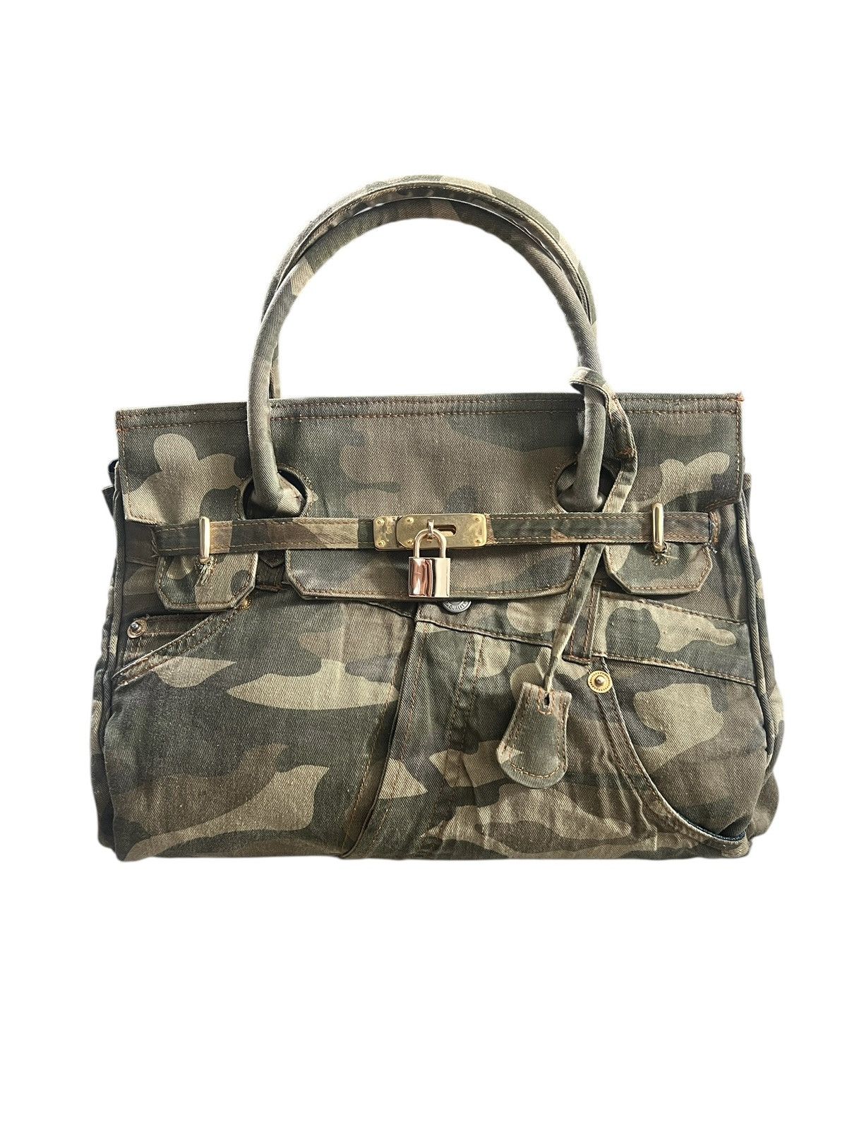Hermes Airbag TPM Toile □H stamp Serie Navy Black HERMES