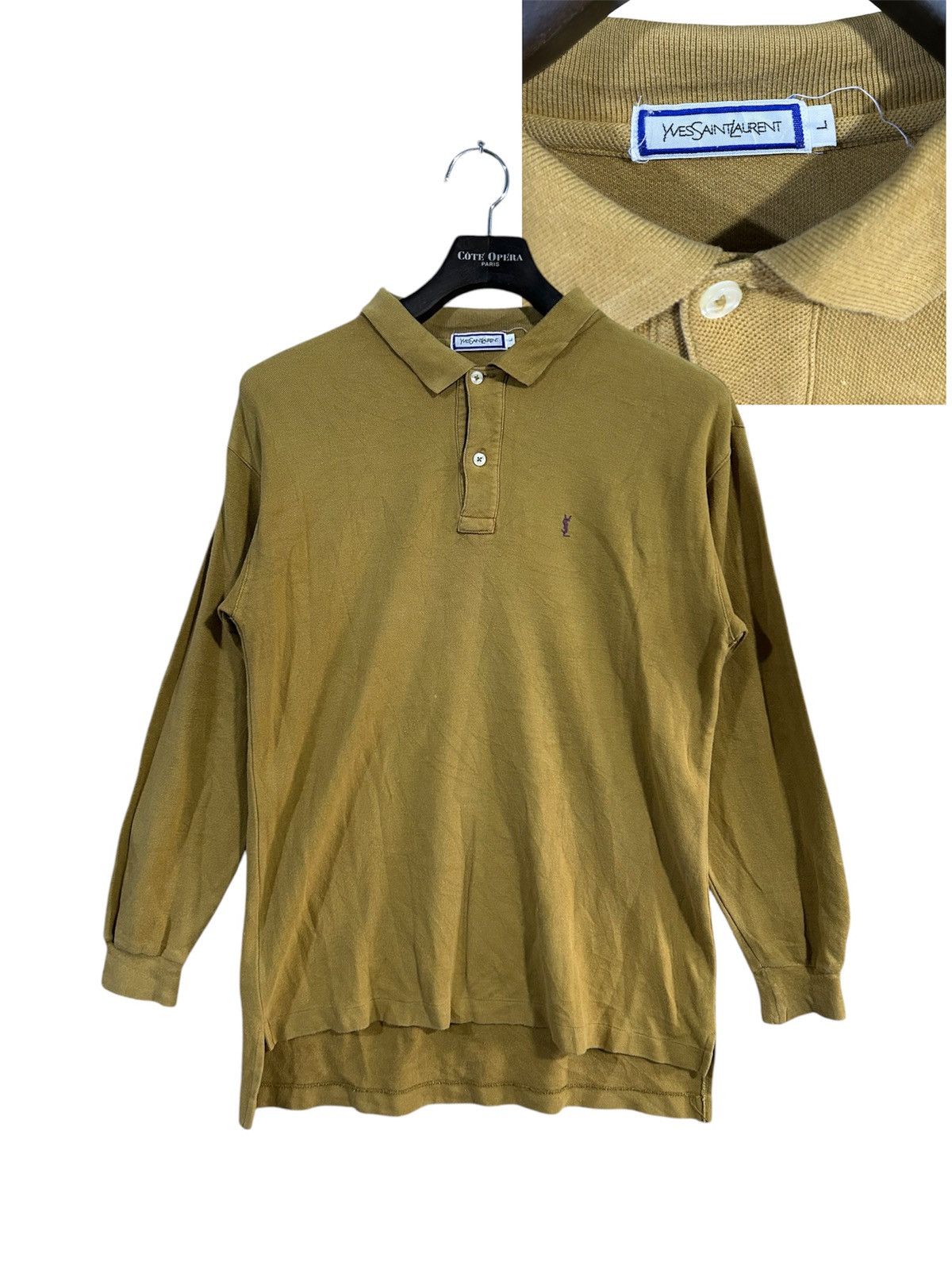 Yves Saint Laurent Vintage yves saint laurent polo shirt small logo Size US L / EU 52-54 / 3 - 1 Thumbnail