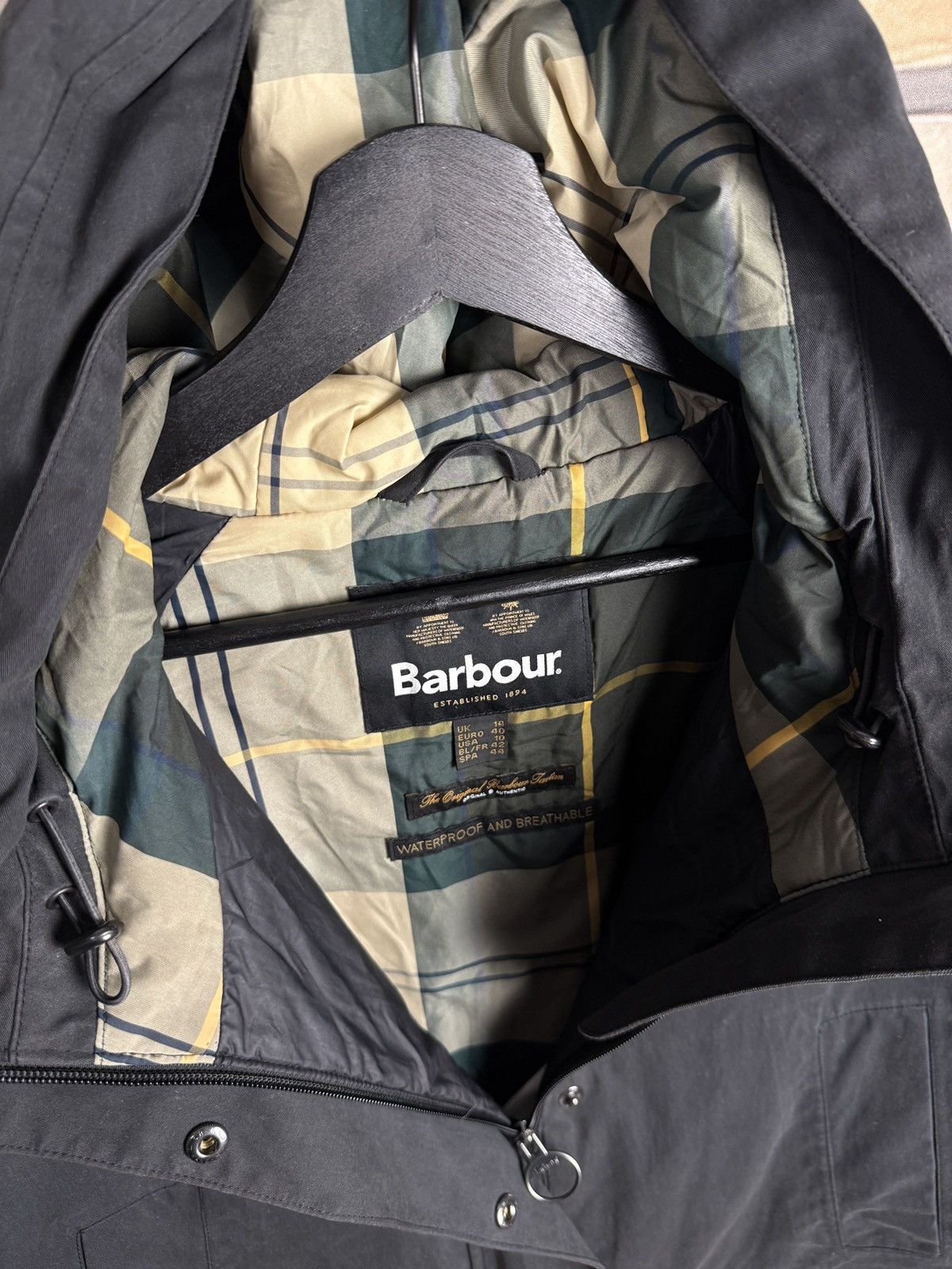 Barbour Very rare barbour international winter jacket parka coat Size L / US 10 / IT 46 - 8 Thumbnail