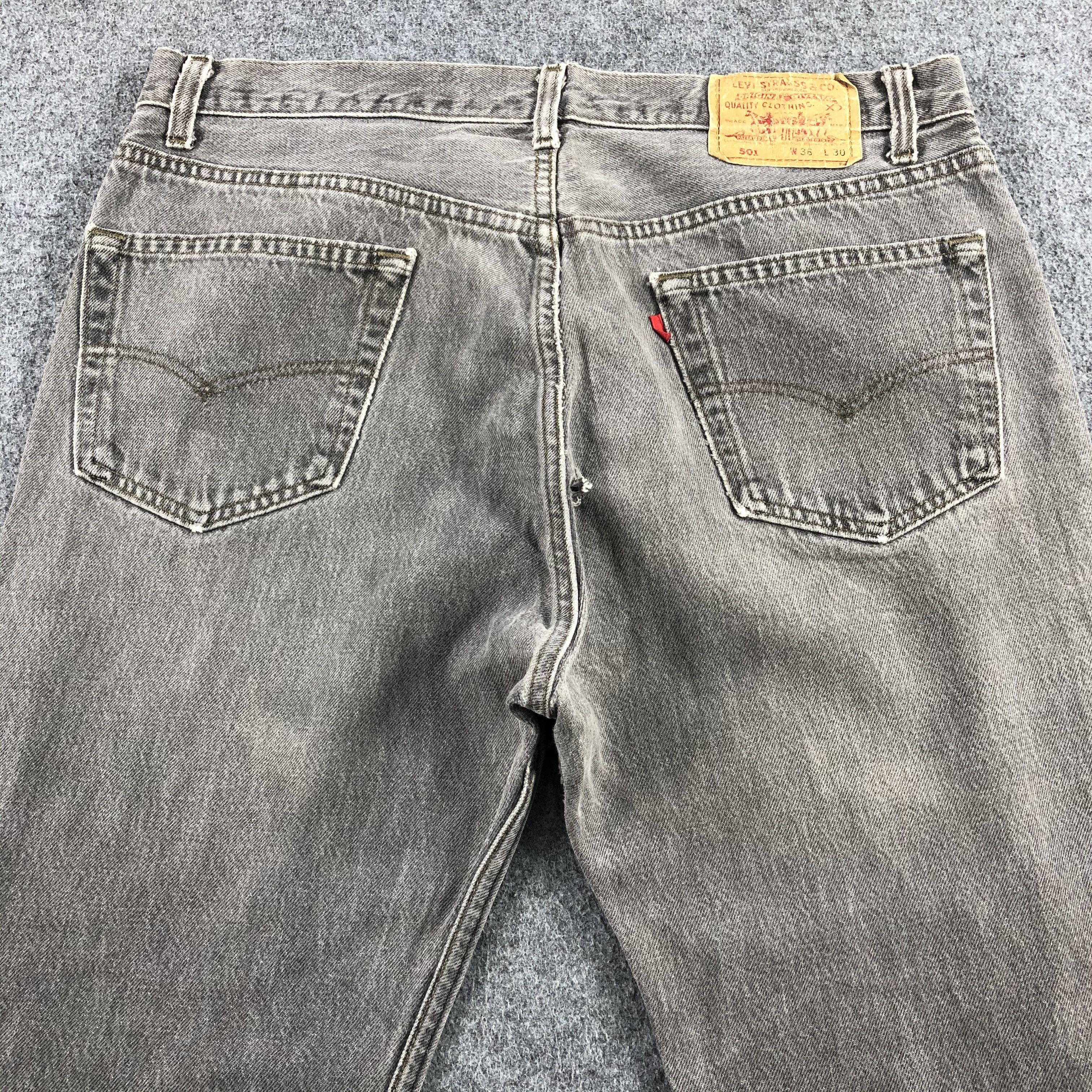 Levi's Vintage 90s Levis 501 Earth Tone Jeans-J1449 Size US 35 - 4 Thumbnail