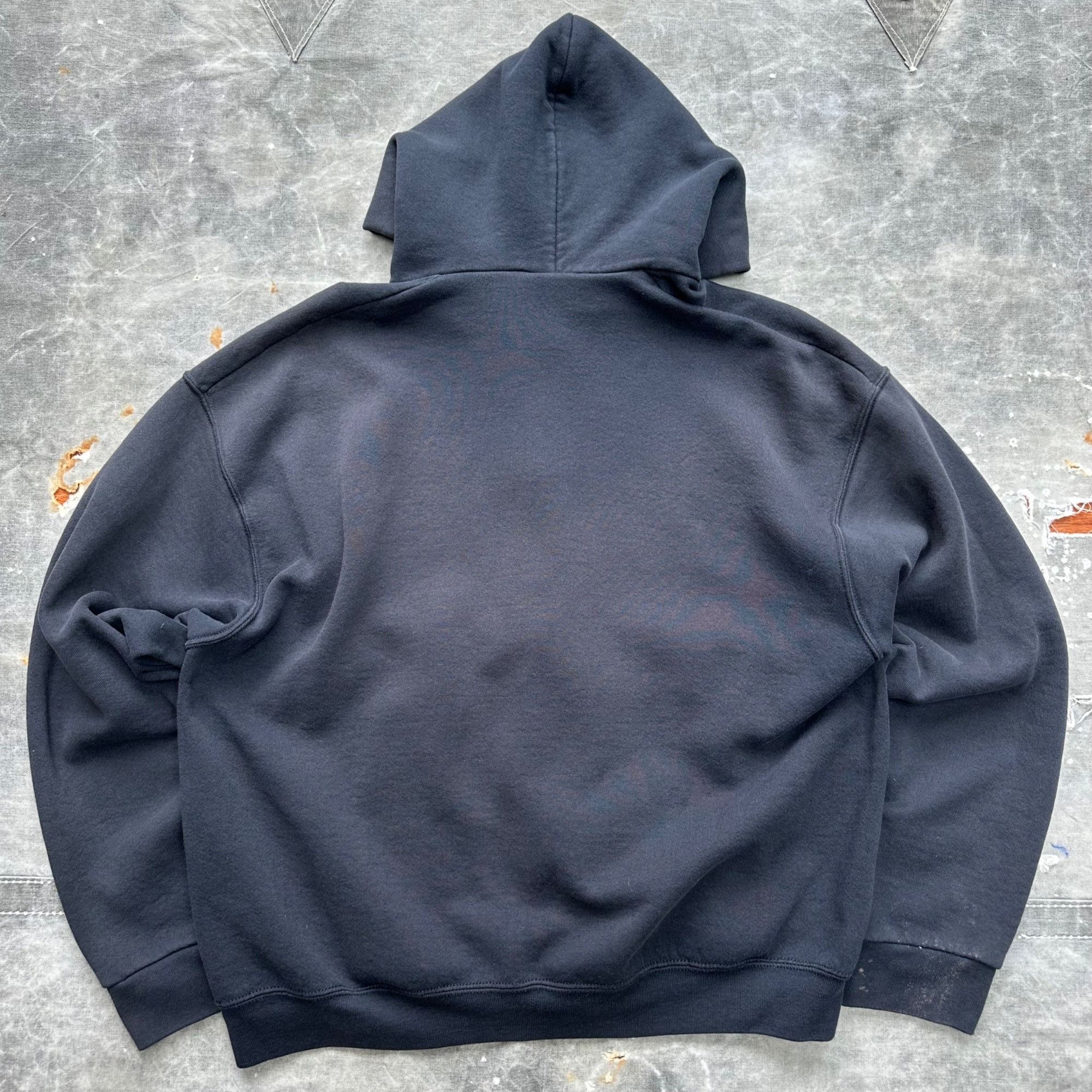 Vintage Vintage Wilson Heavy Zip Up Hoodie Sweatshirt Black Size US L / EU 52-54 / 3 - 2 Thumbnail