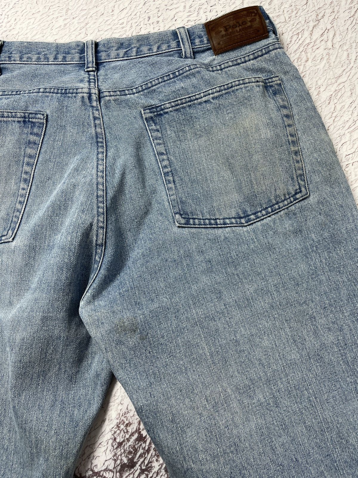 Polo Ralph Lauren Polo Ralph Lauren vintage blue faded distressed jeans denim Size US 36 / EU 52 - 16 Thumbnail