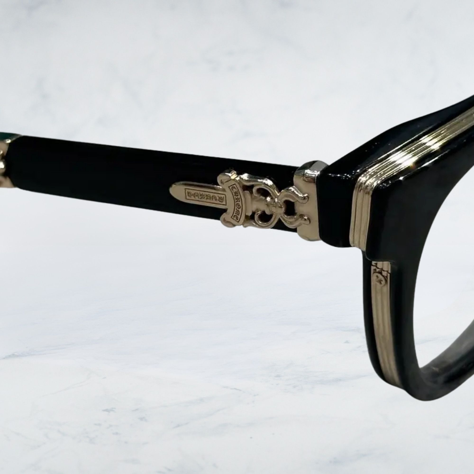 Chrome Hearts CHROME HEARTS DUCK BUTTER BLACK / GOLD PLATED Size ONE SIZE - 4 Thumbnail