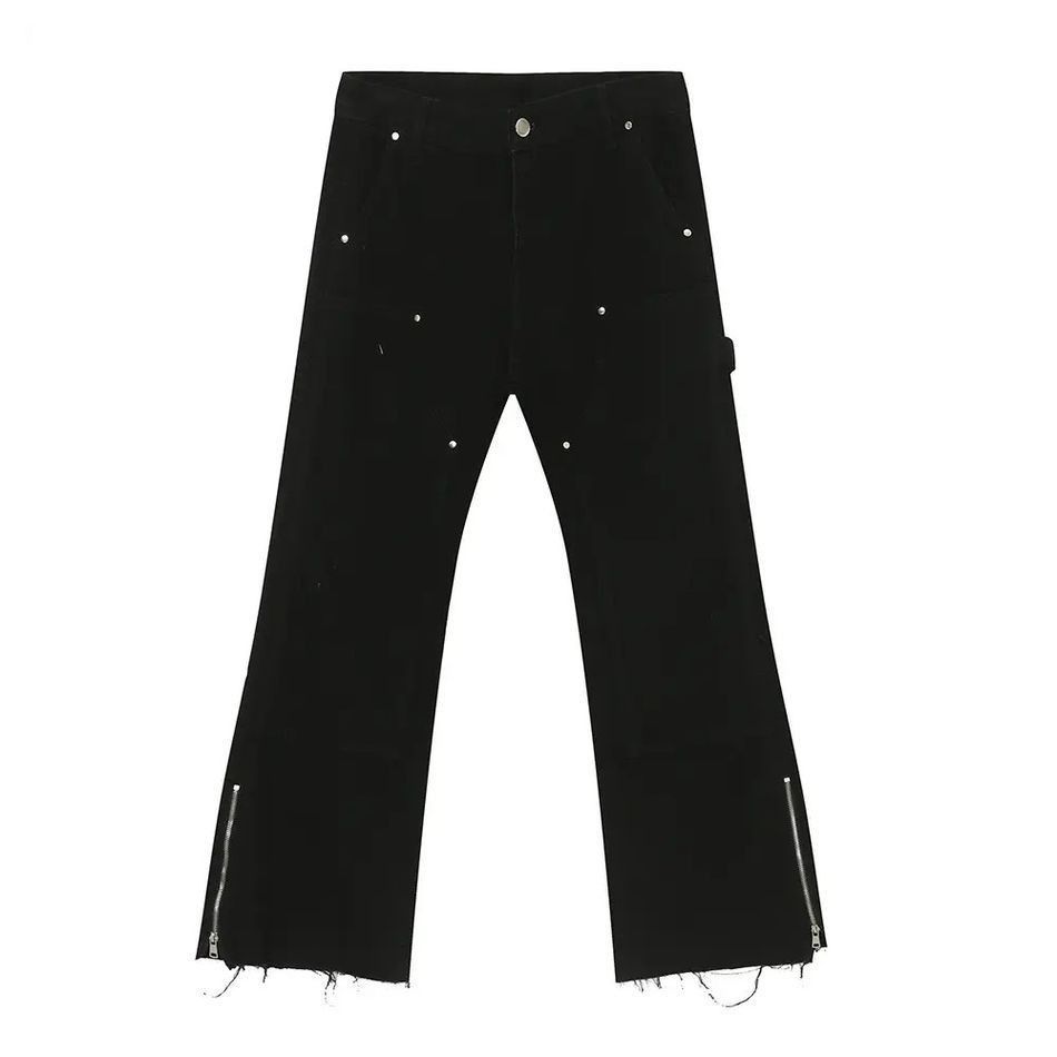 Japanese Brand Retro straight high street micro flared jeans Size US 32 / EU 48 - 5 Thumbnail