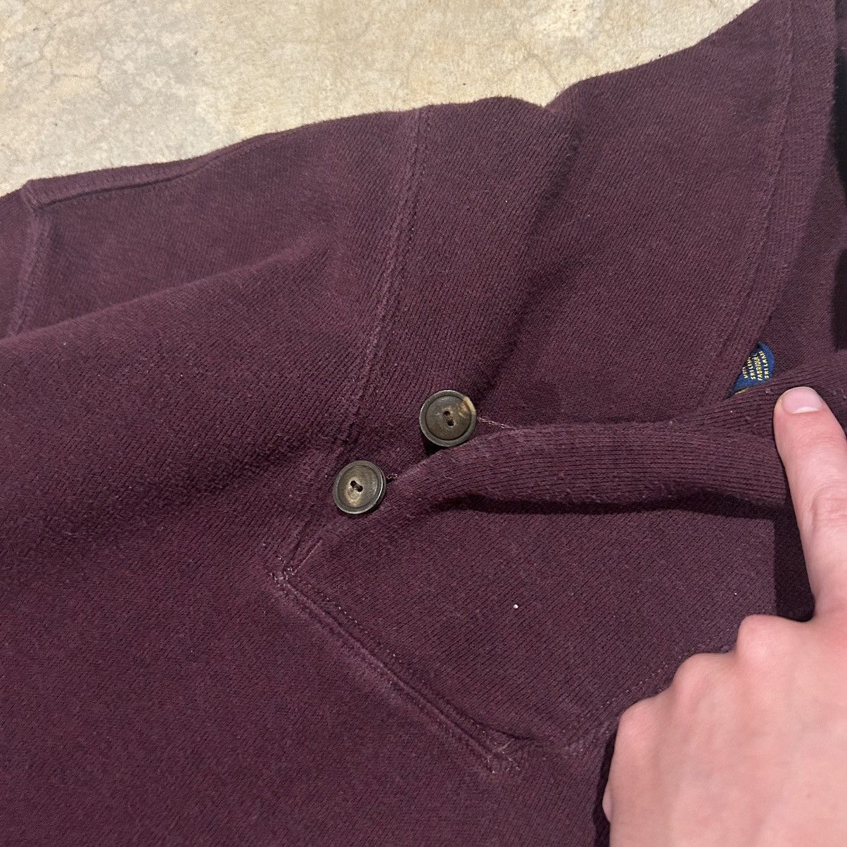 Polo Ralph Lauren × Vintage Vintage Polo Ralph Lauren Estate Rib Shawl Collar Sweater Size US M / EU 48-50 / 2 - 4 Thumbnail