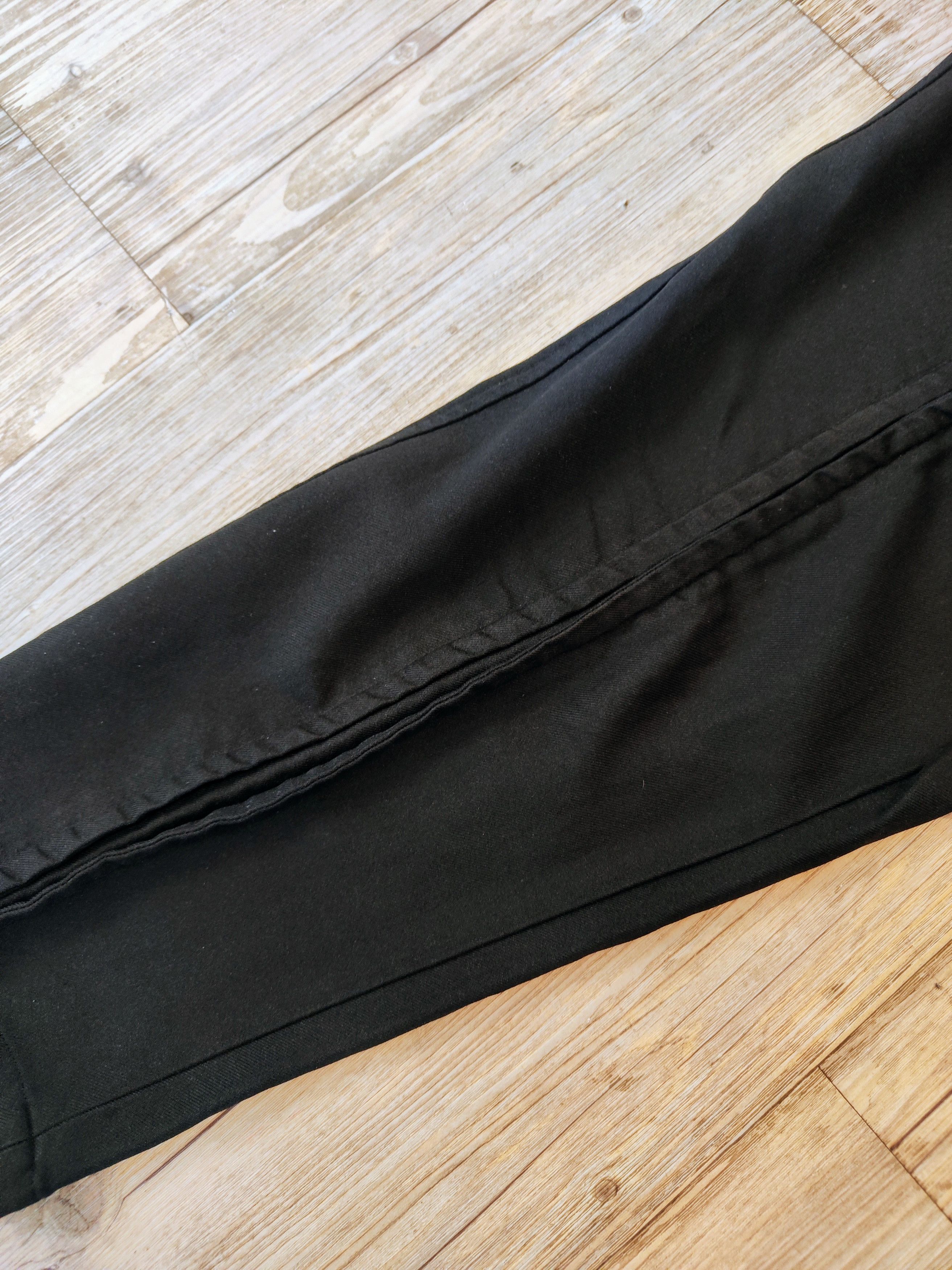 Comme des Garcons Boiled poly double front seam pants Size US 32 / EU 48 - 2 Thumbnail