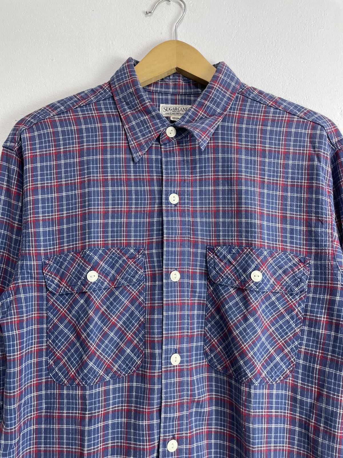 Sugar Cane Workwear Double pocket Shirt Size US M / EU 48-50 / 2 - 2 Thumbnail
