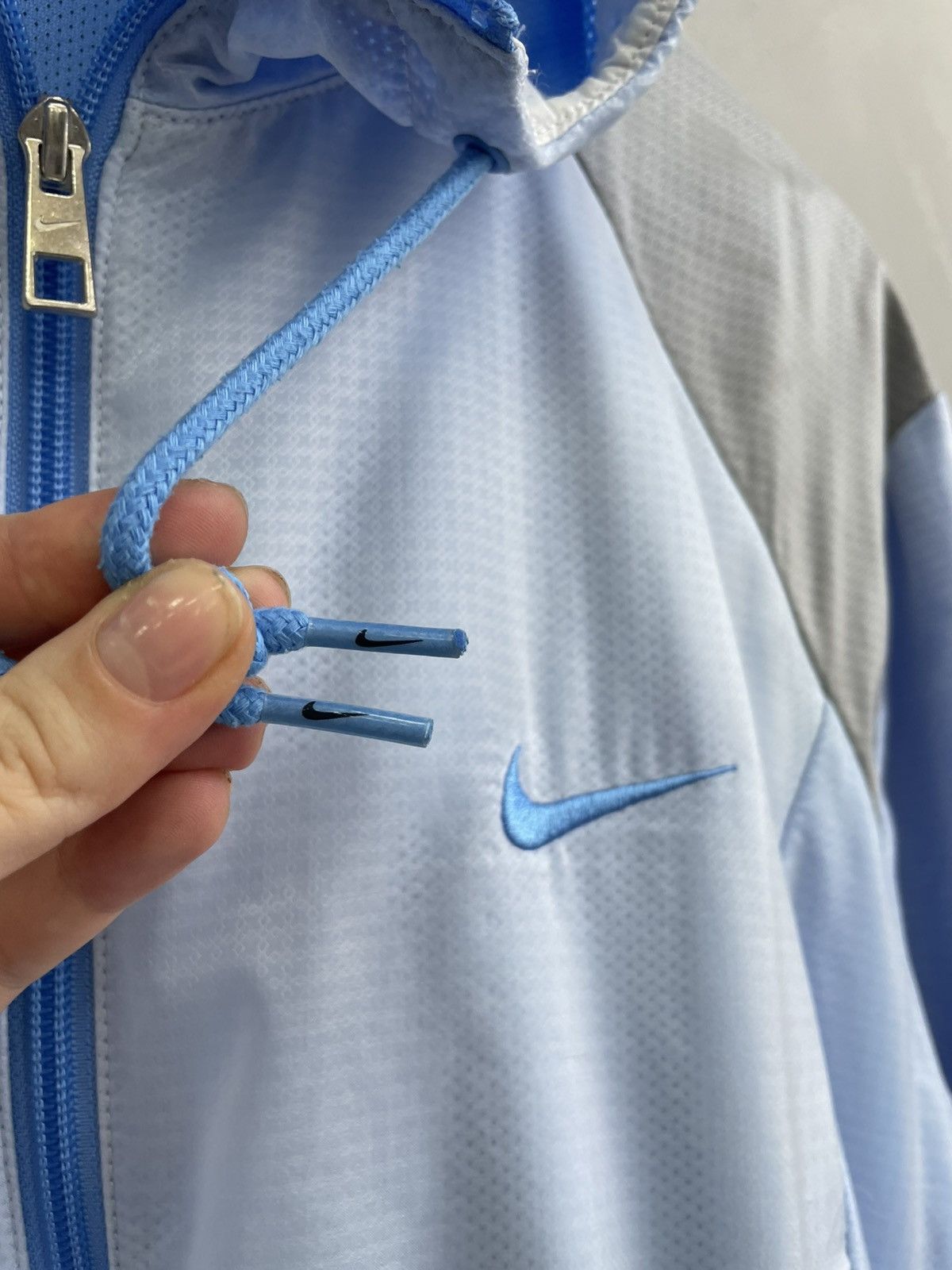 Nike Athletic nike retro nylon drill TN jacket hoodie y2k Size US L / EU 52-54 / 3 - 9 Thumbnail