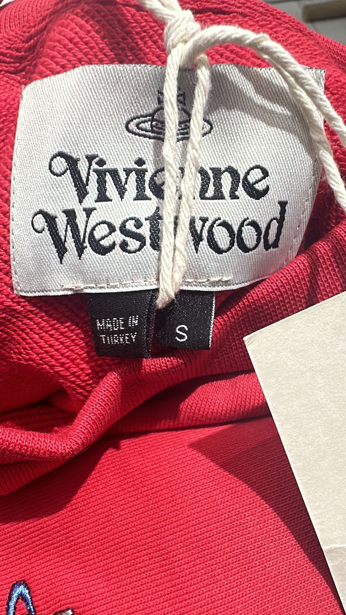 Vintage × Vivienne Westwood Vivienne Westwood Orb Logo Sweatshirt Red Small Size US S / EU 44-46 / 1 - 4 Thumbnail