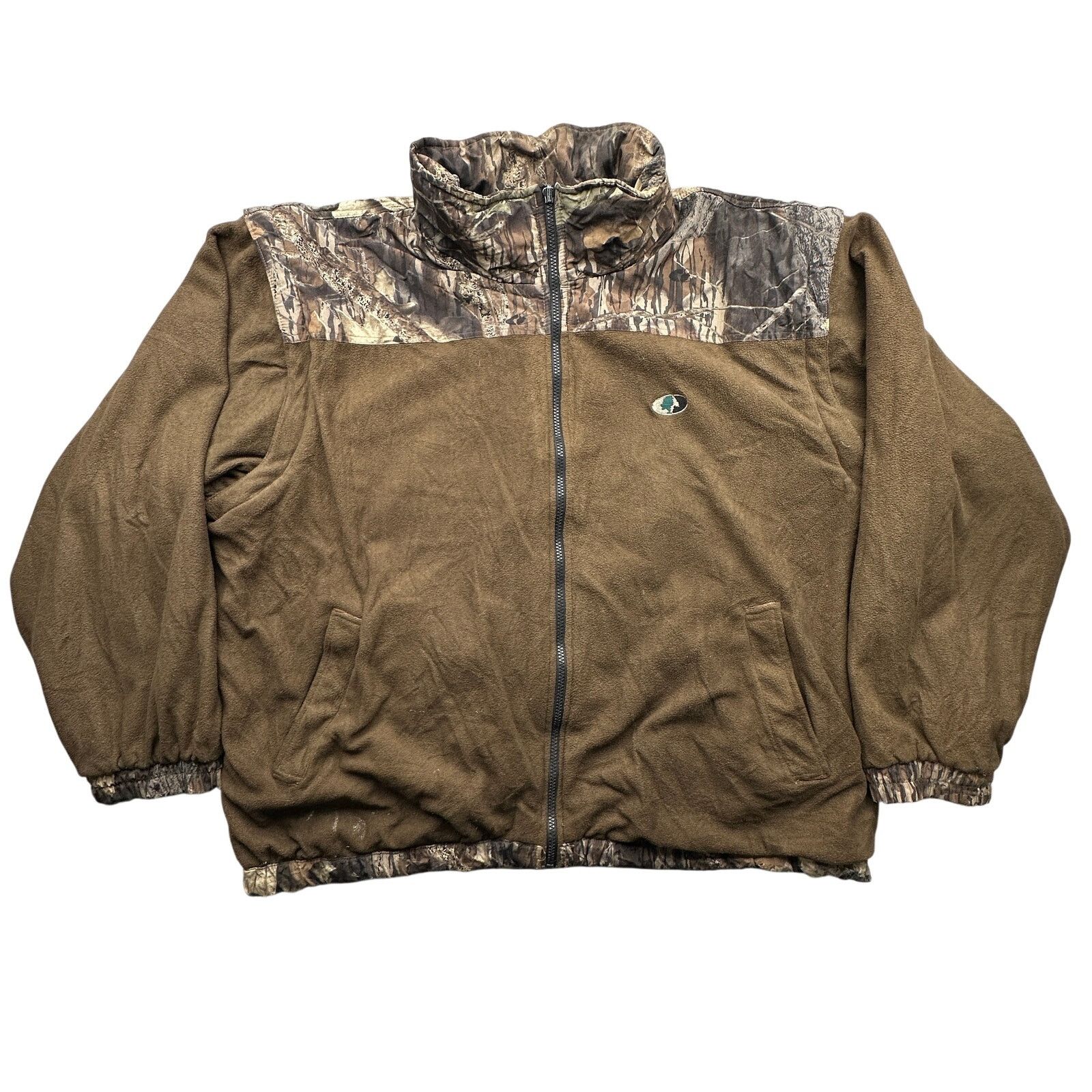 Mossy Oaks Mossy Oak Reversible Camouflage Fleece Hooded Jacket Mens XL Size US XL / EU 56 / 4 - 2 Thumbnail