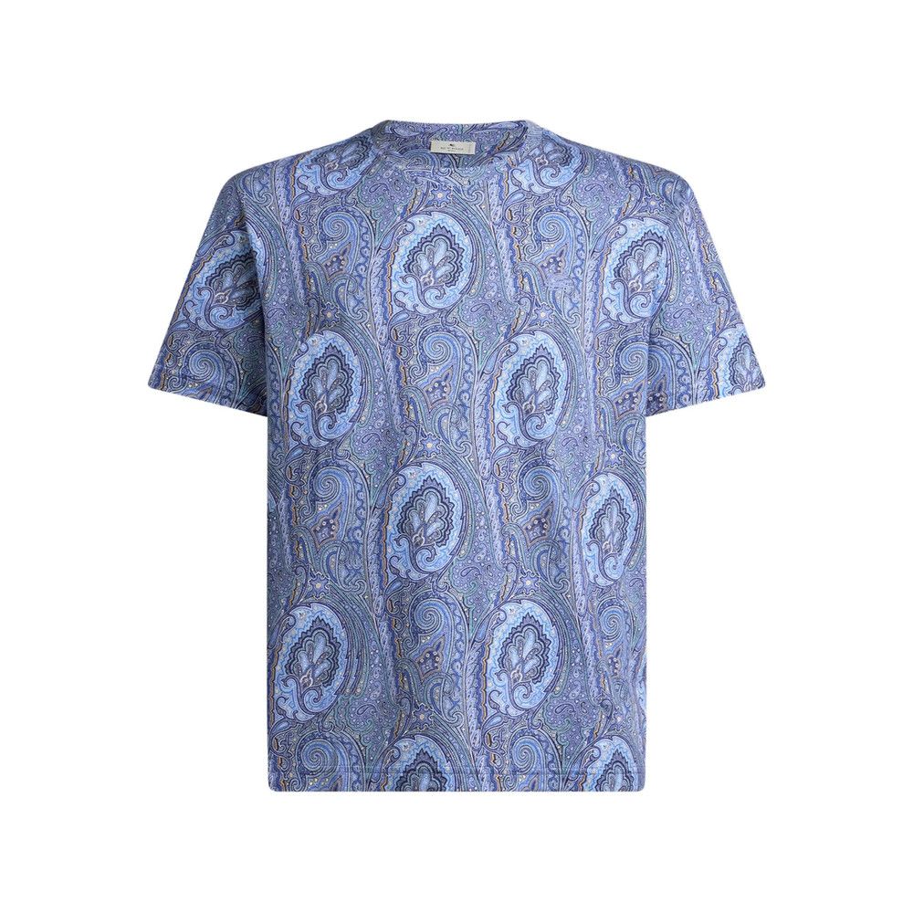Etro BLUE T-Shirts & Vests - T-Shirts